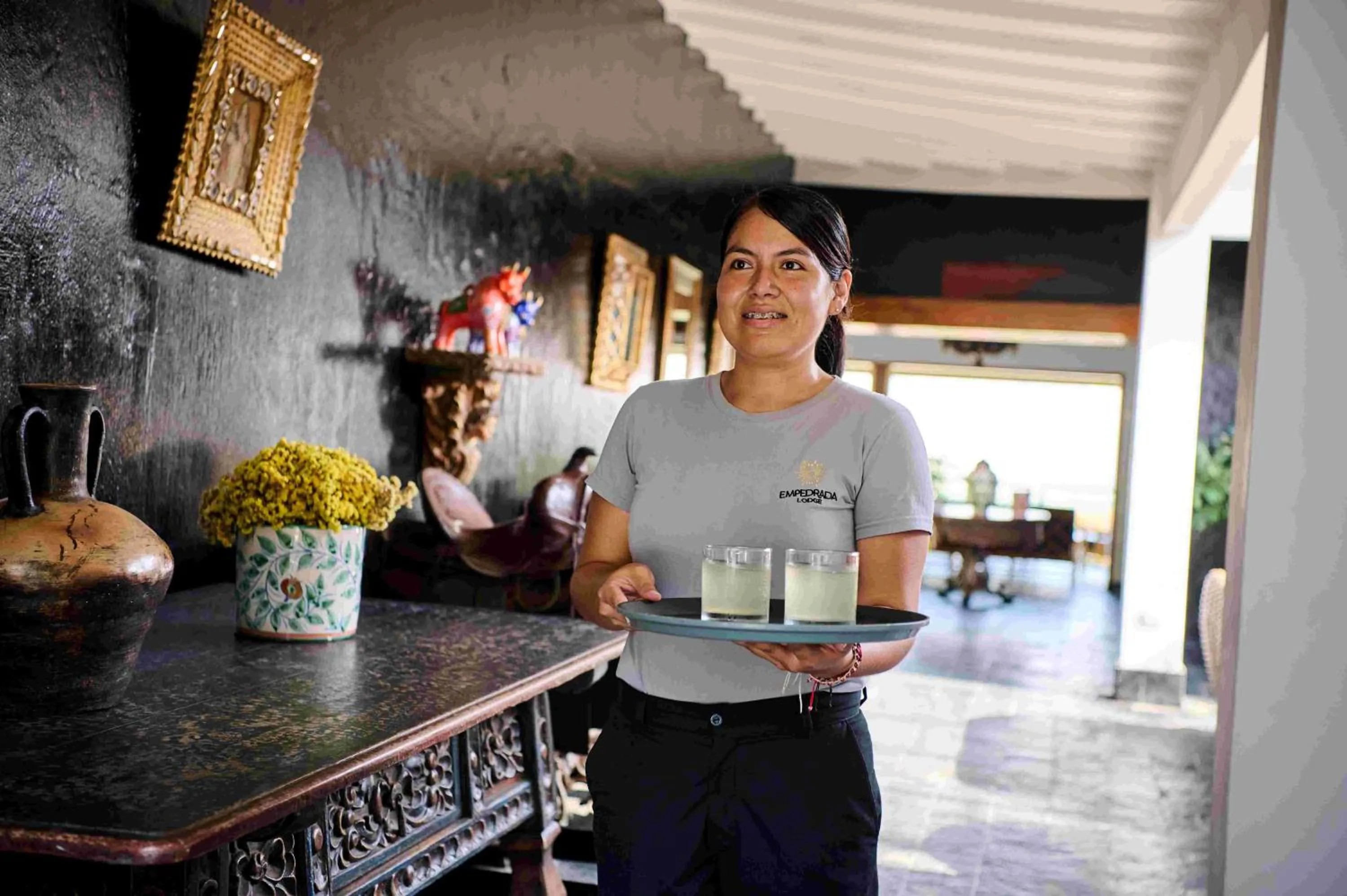Lobby or reception in Empedrada Ranch & Lodge - Hotel Asociado Casa Andina