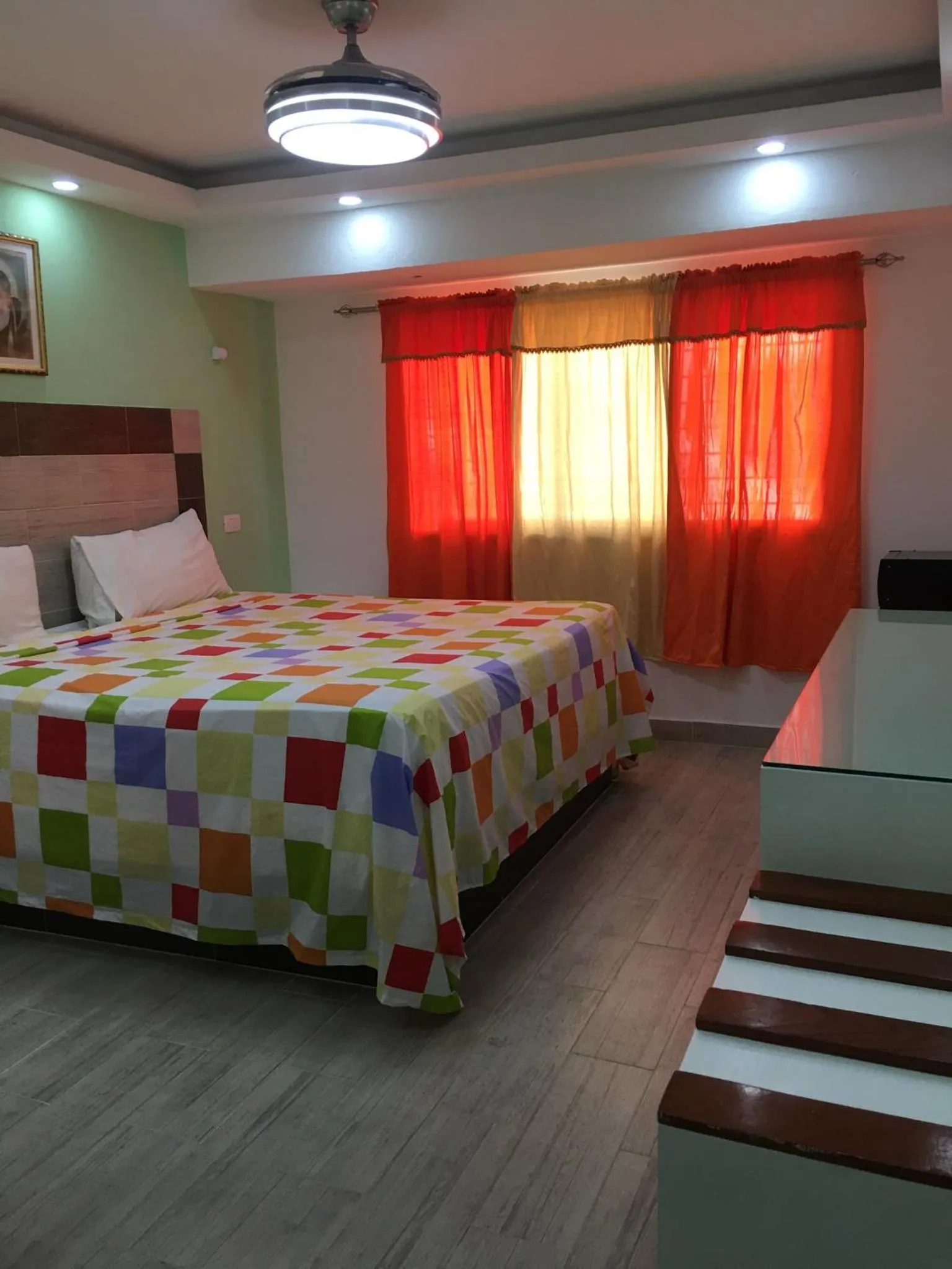 Photo of the whole room, Bed in Hotel Restaurant Hamilton