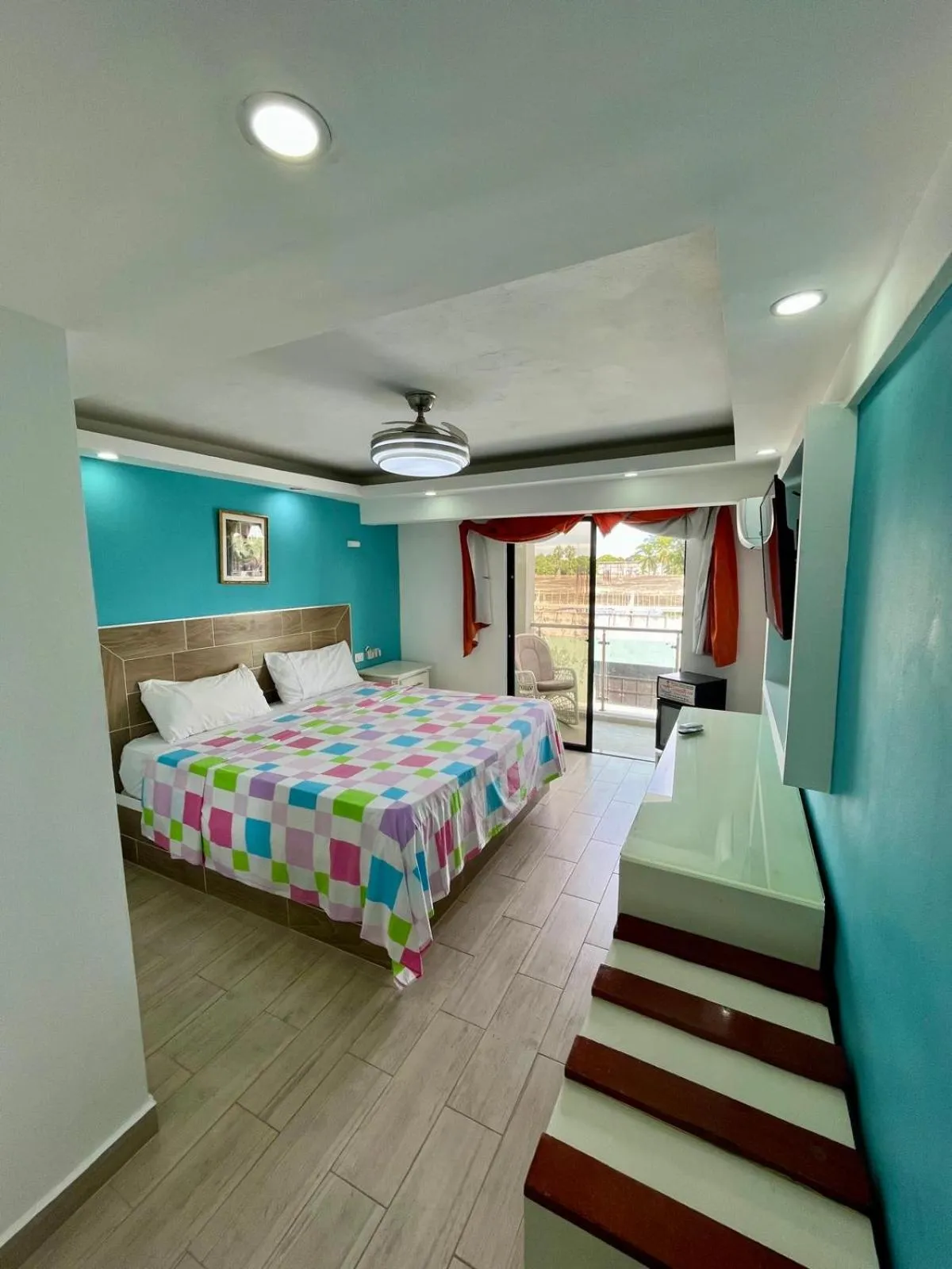 Bed in Hotel Restaurant Hamilton