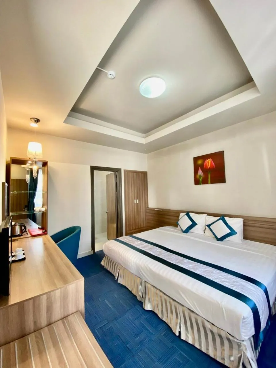 Bed in Rum Vang Hotel Da Lat