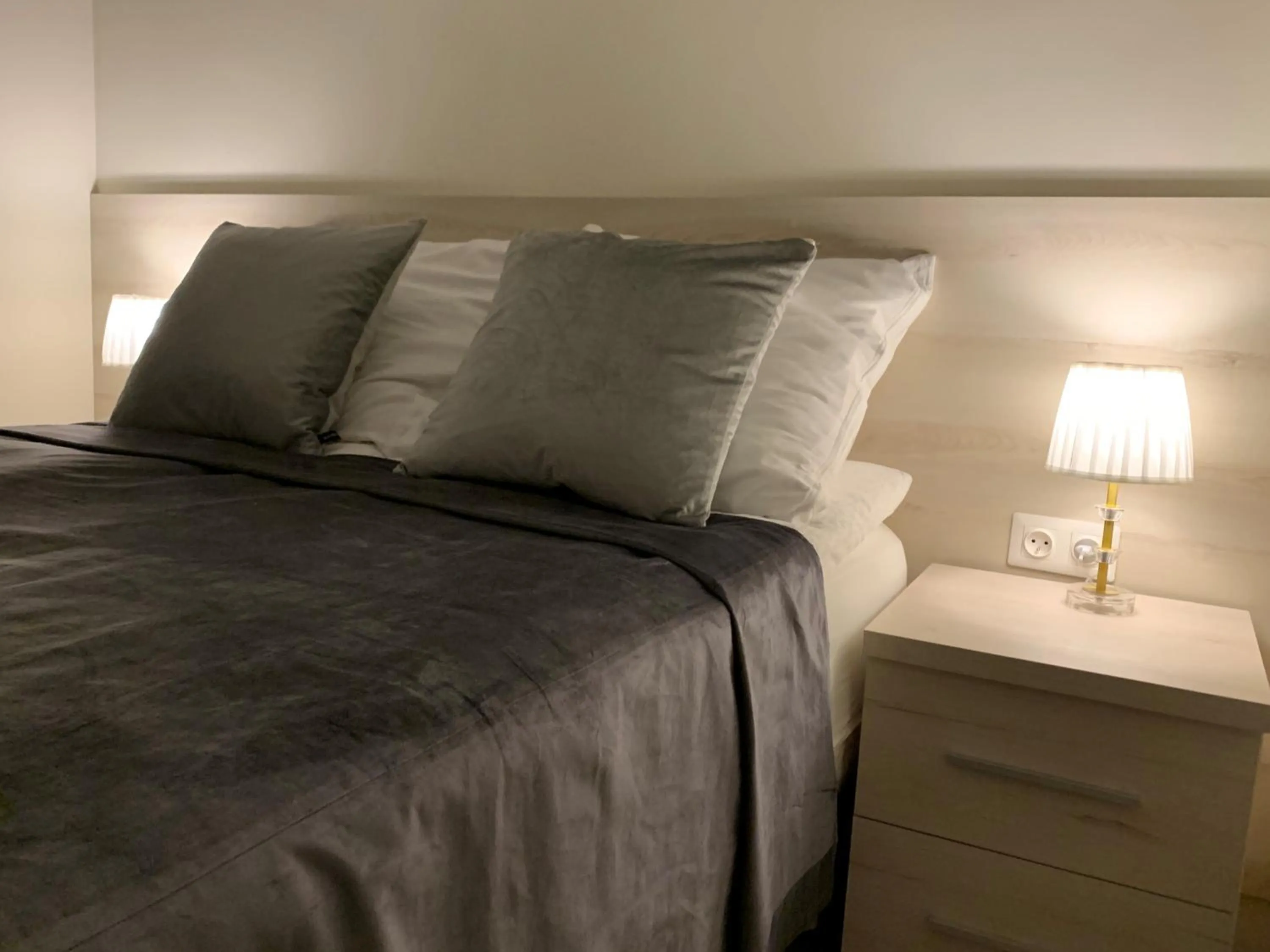 Bed in Aparthotel Koroni Home