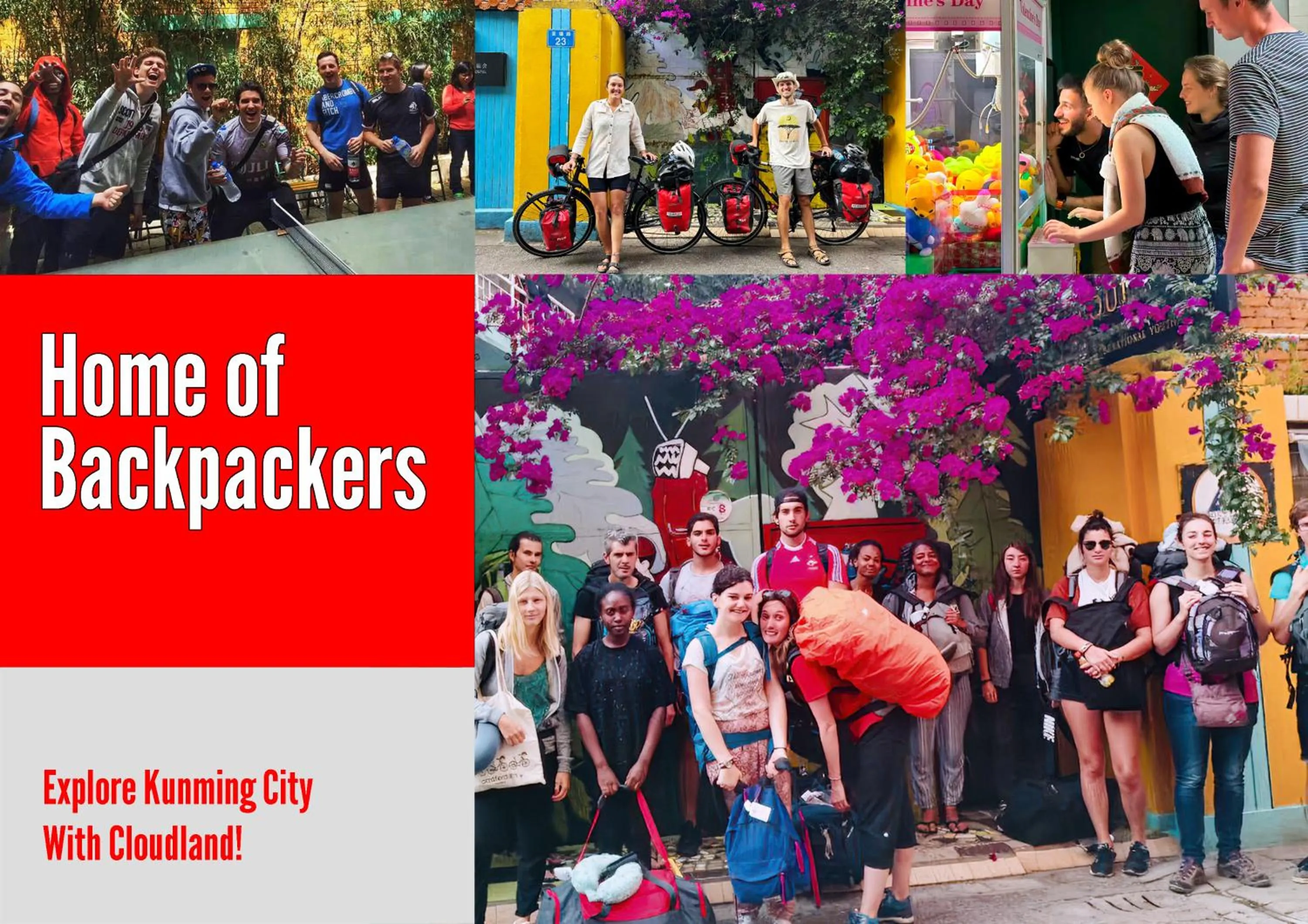 Activities in The Cloudland International Youth Hostel Close to the city center,15 min walks to the subway, Close to the night market, old street, green lake, English-speaking service, free Activity convenient payment and visa cards are accepted