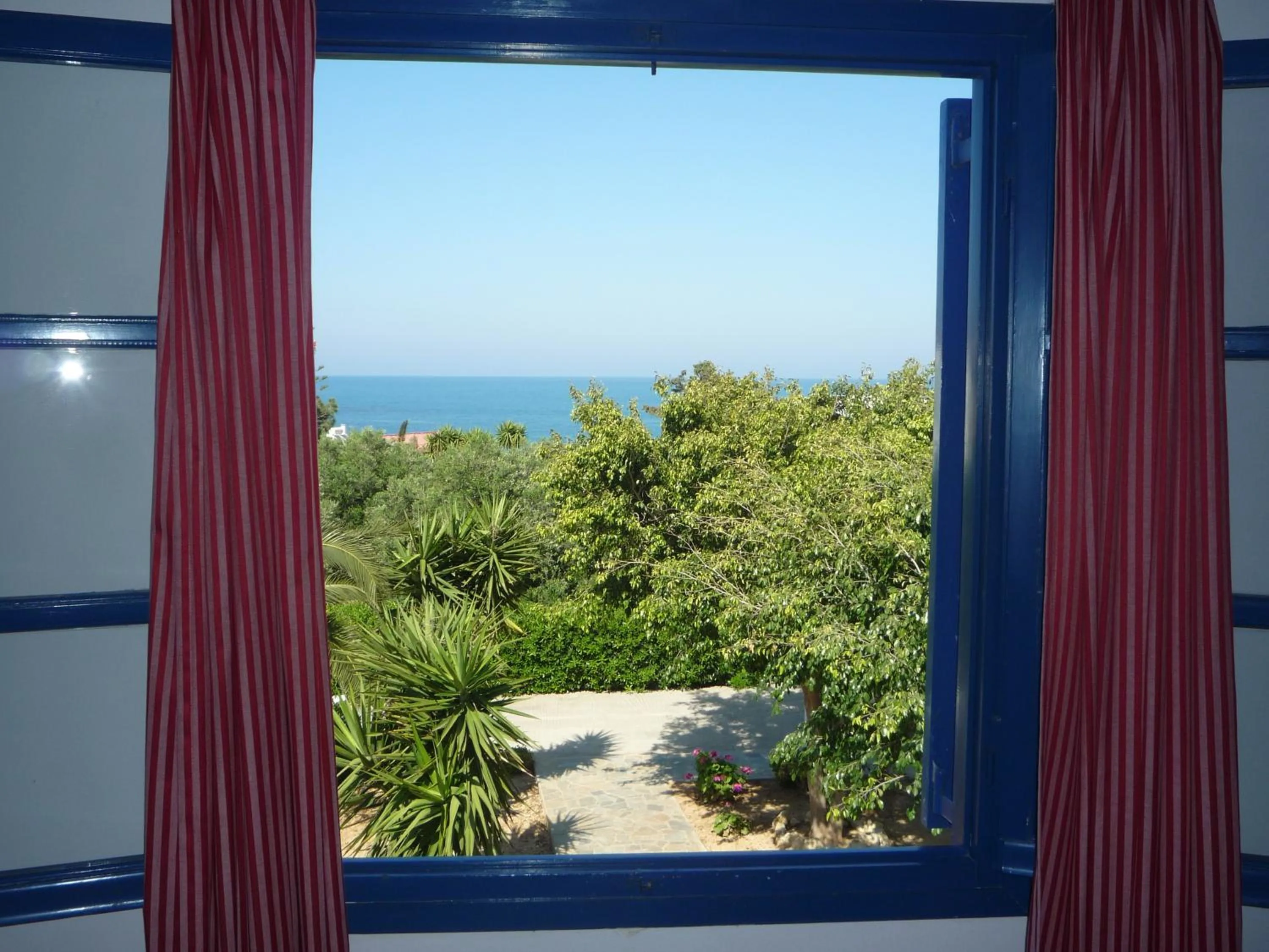 Garden view in Sirius Apartments