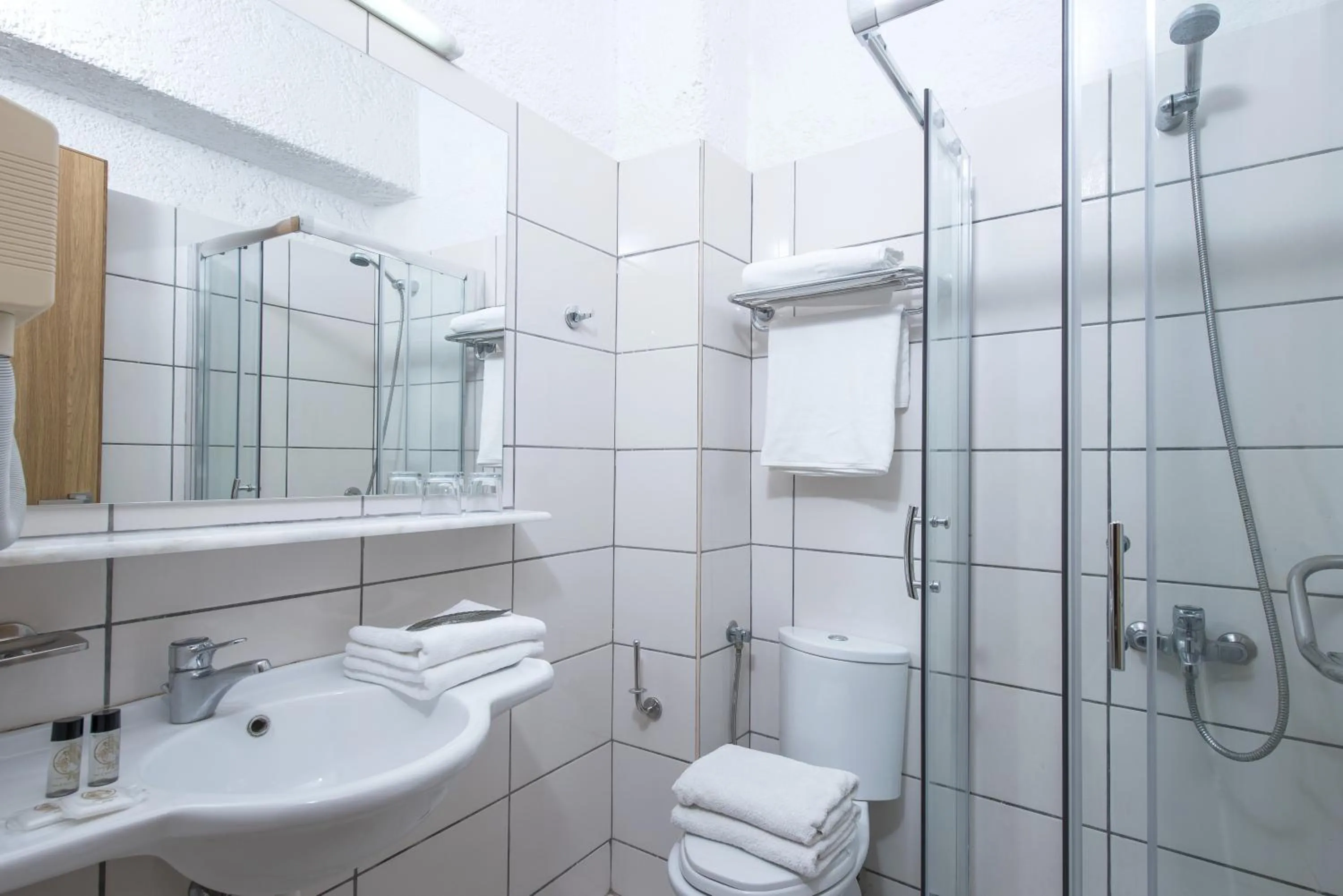 Shower in Heronissos Hotel