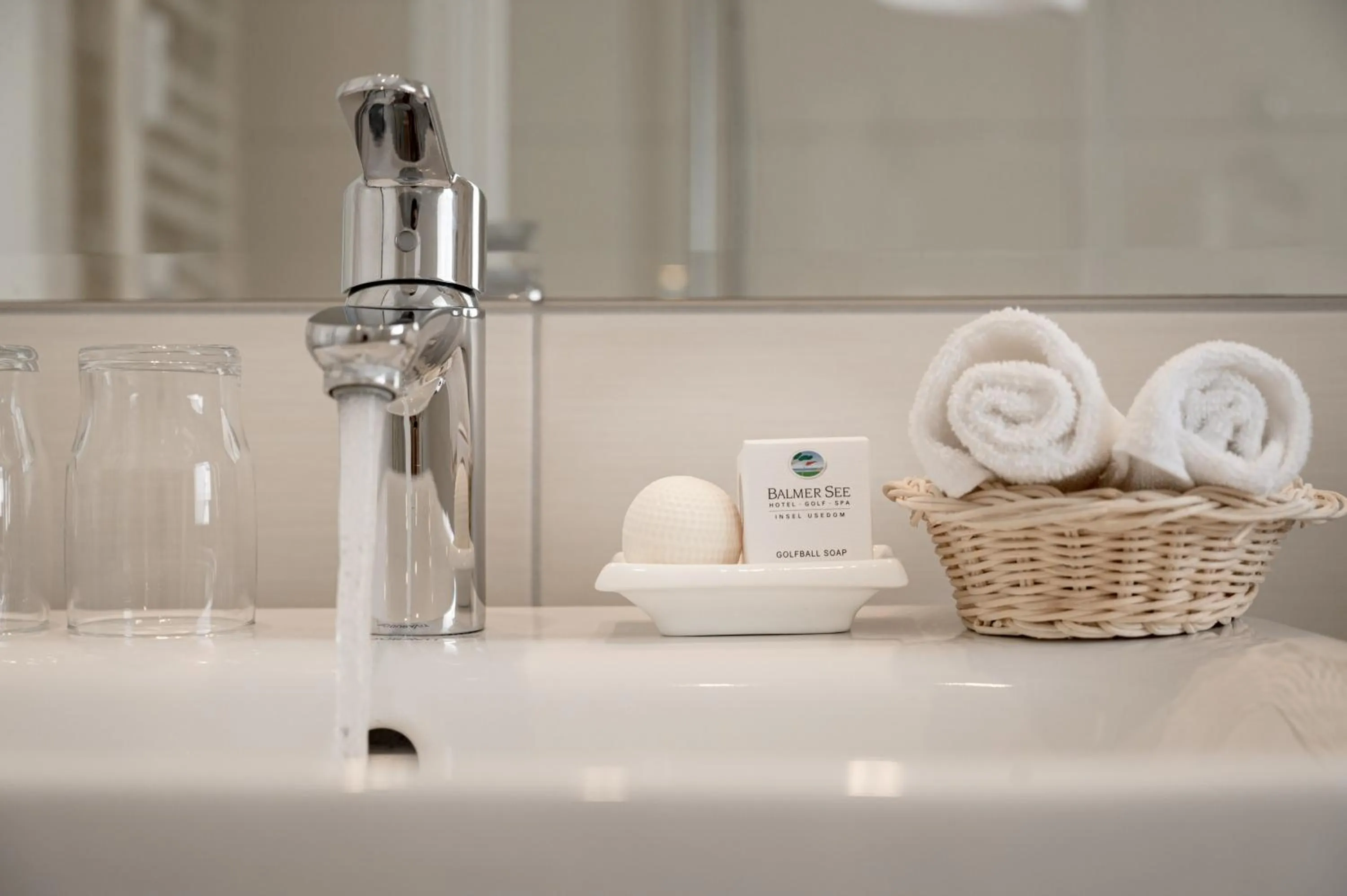 Bathroom in Balmer See – Hotel•Golf•Spa