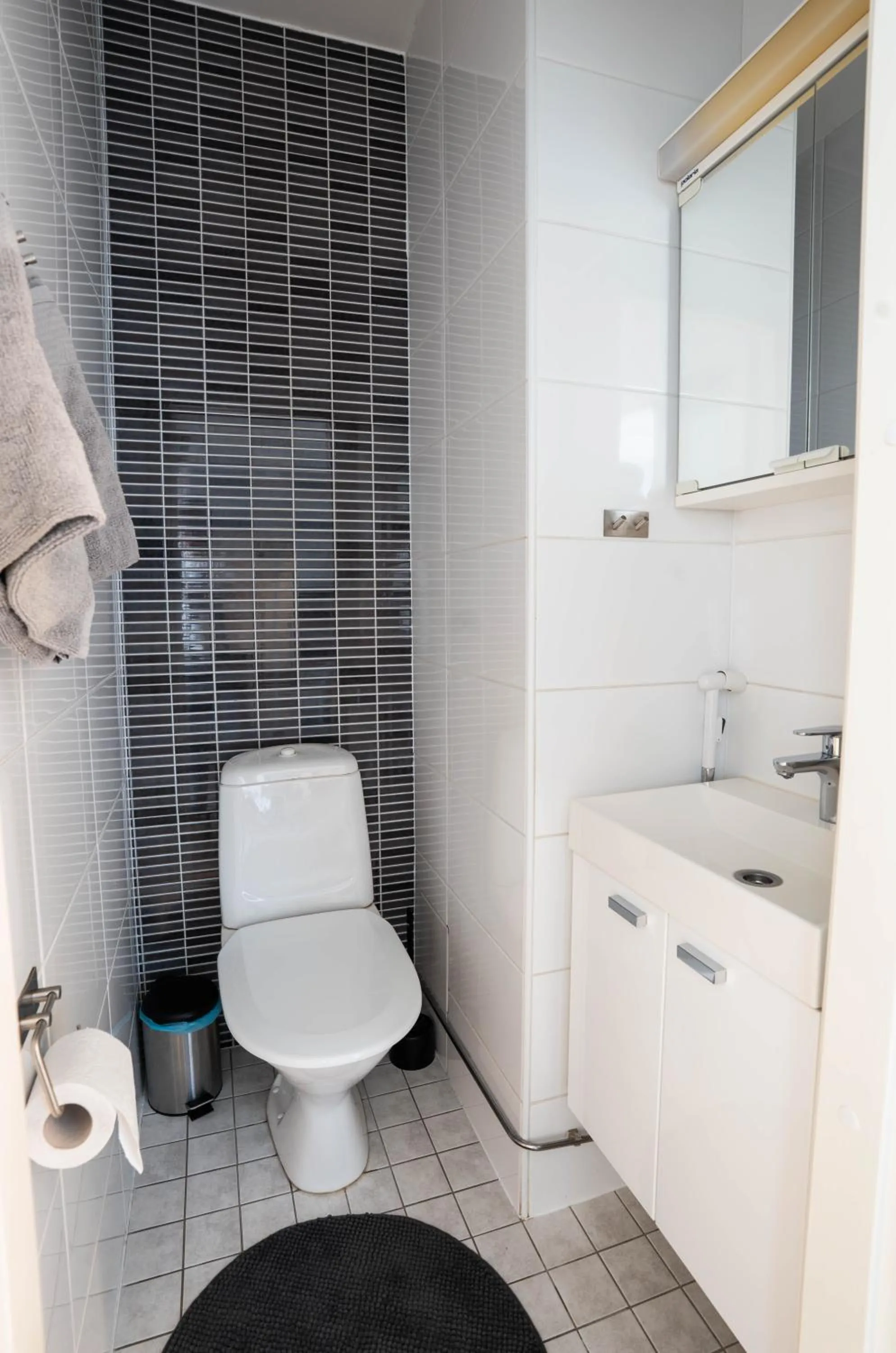 Toilet in The Luxury Downtown Rovaniemi with sauna