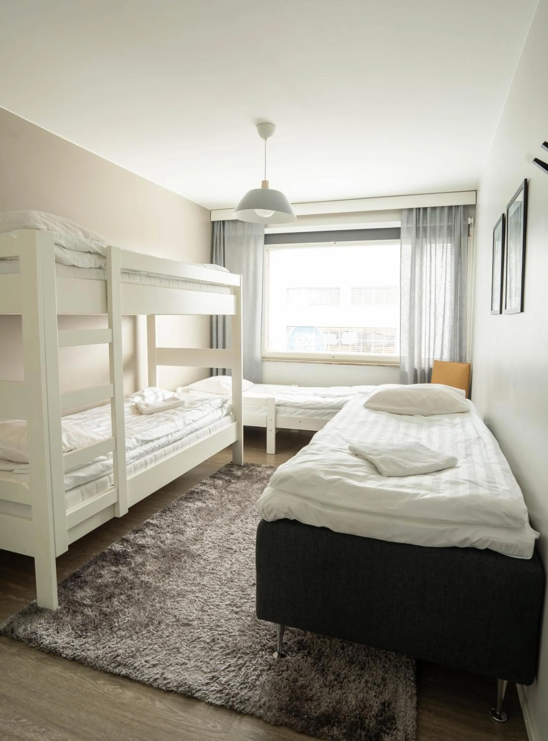 bunk bed, Bed in The Luxury Downtown Rovaniemi with sauna