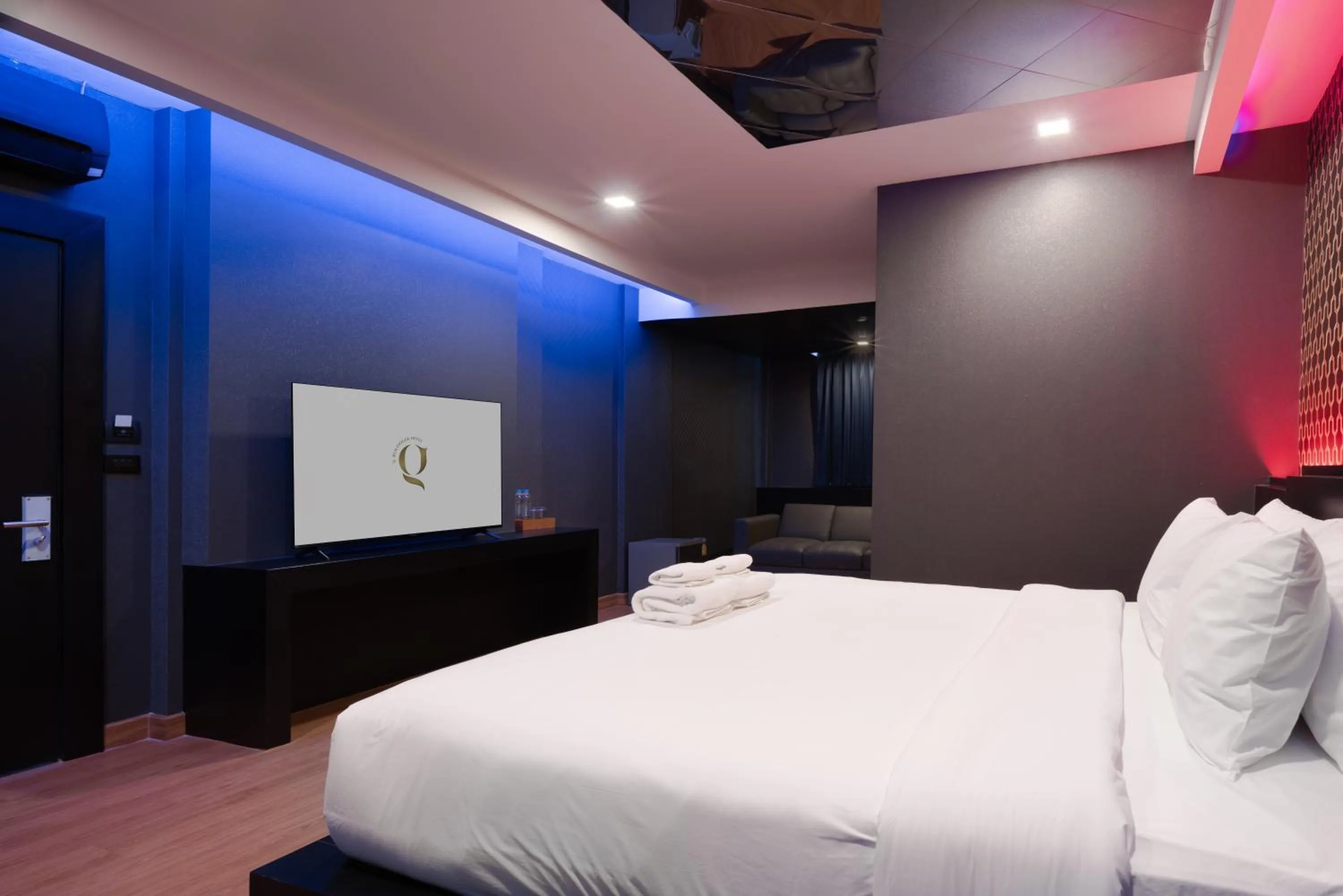 Bed in G Boutique Silom Hotel