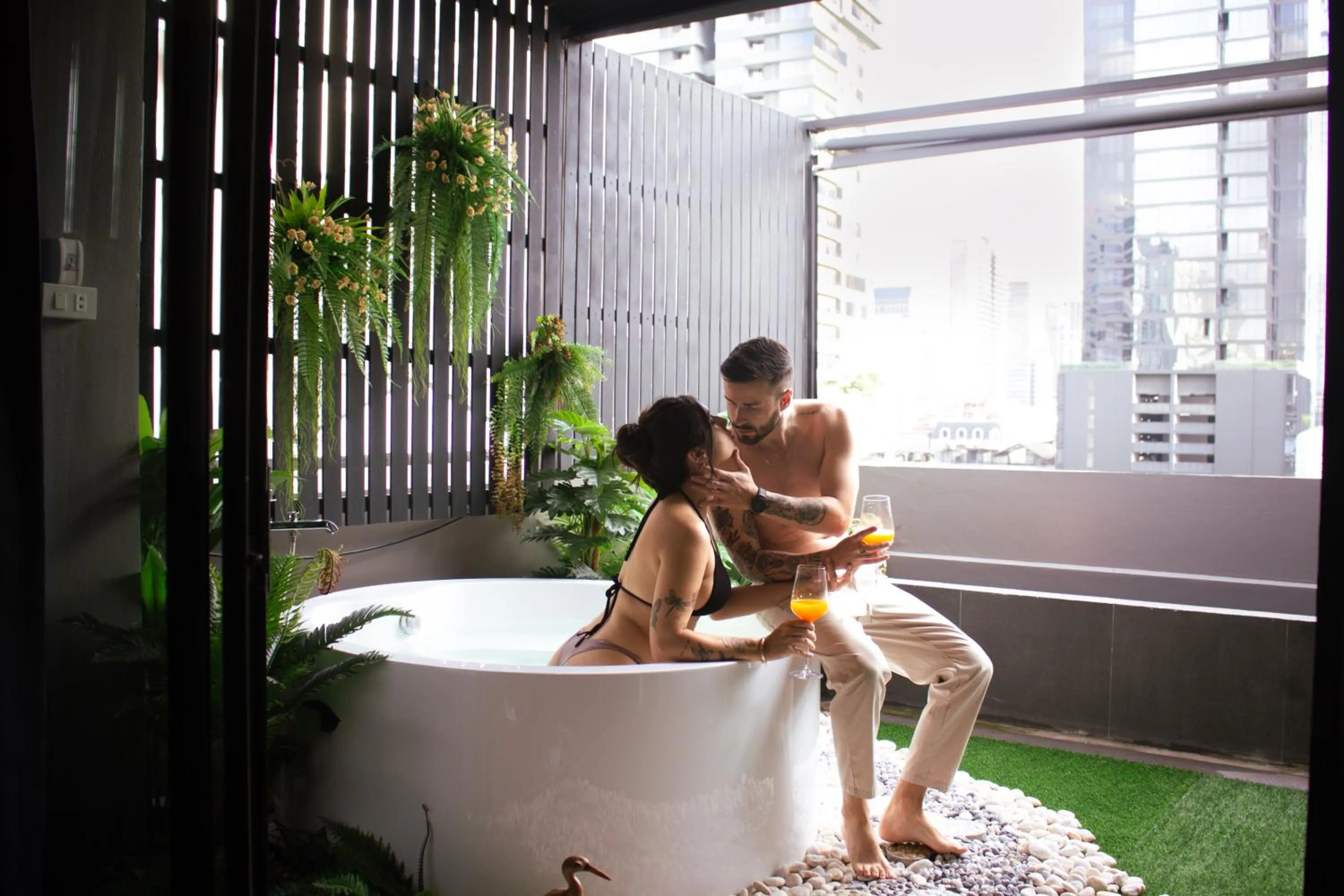 Hot Tub in G Boutique Silom Hotel