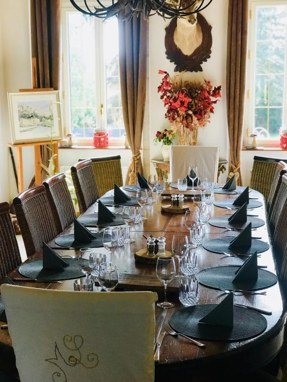 Dining area in Domaine du Manoir