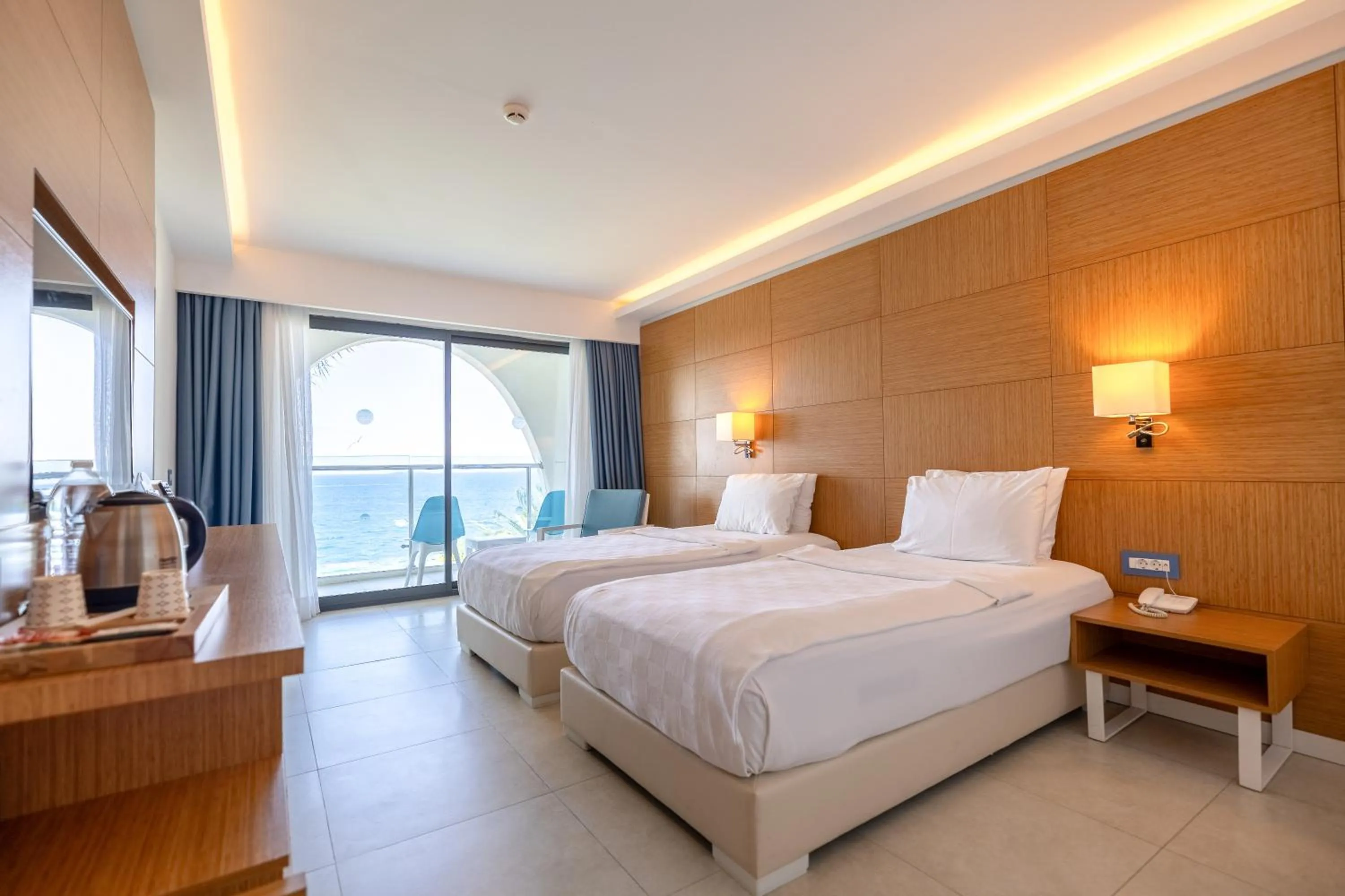 Bed in INFINITY BY YELKEN AQUAPARK&RESORTS KUŞADASI