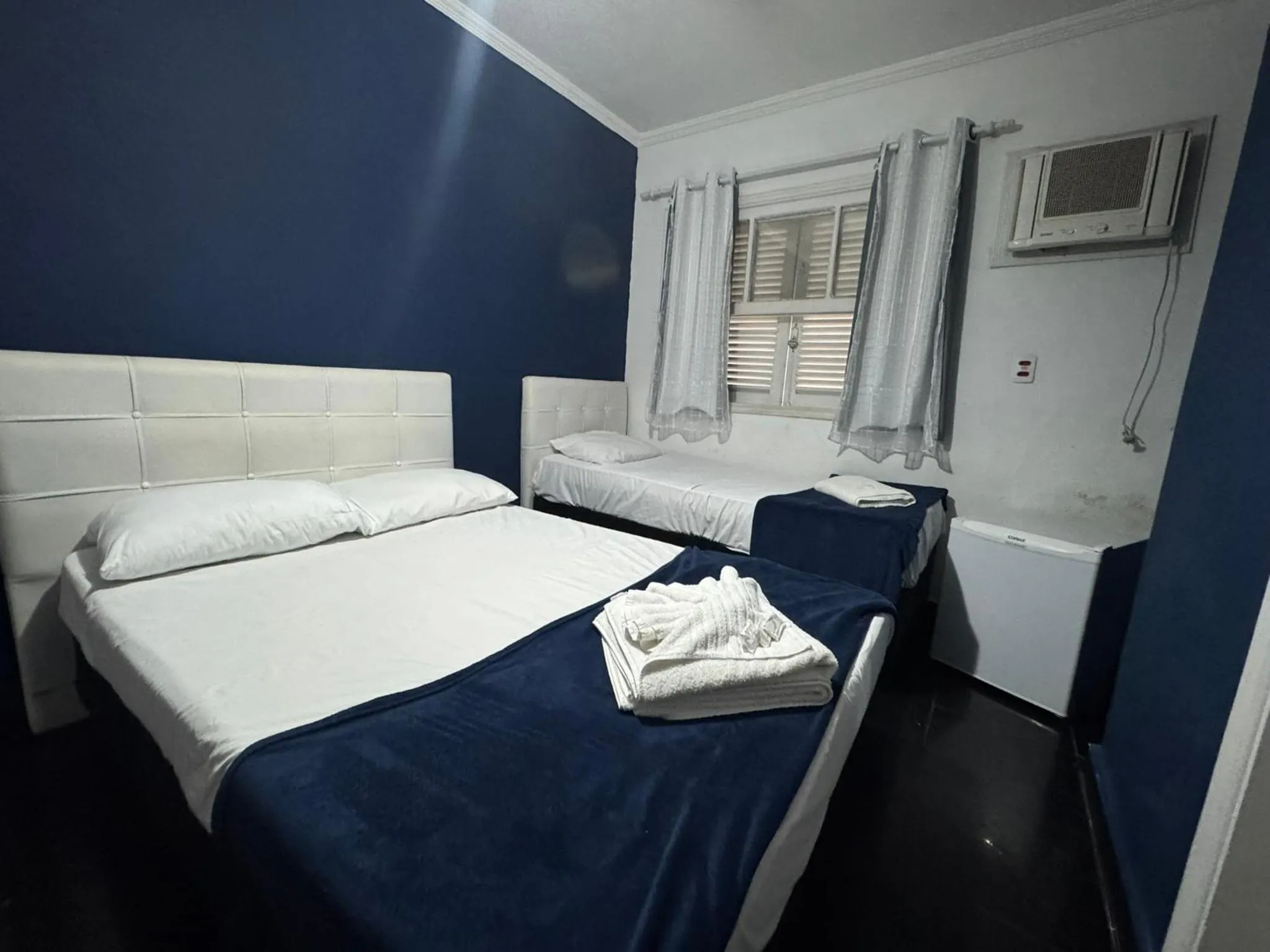 Bed in Pousada Hotel Canto dos Mares