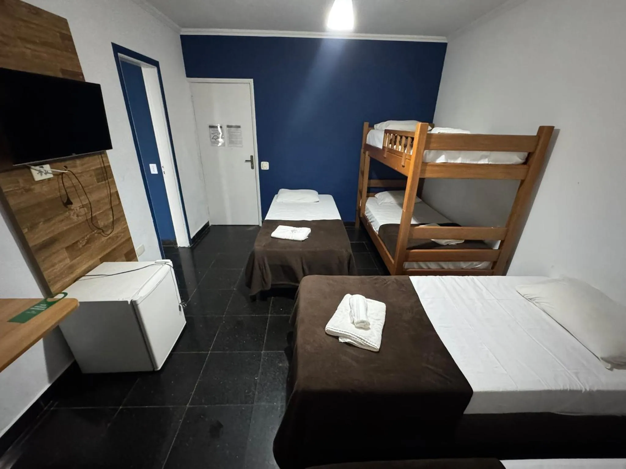 Bed in Pousada Hotel Canto dos Mares