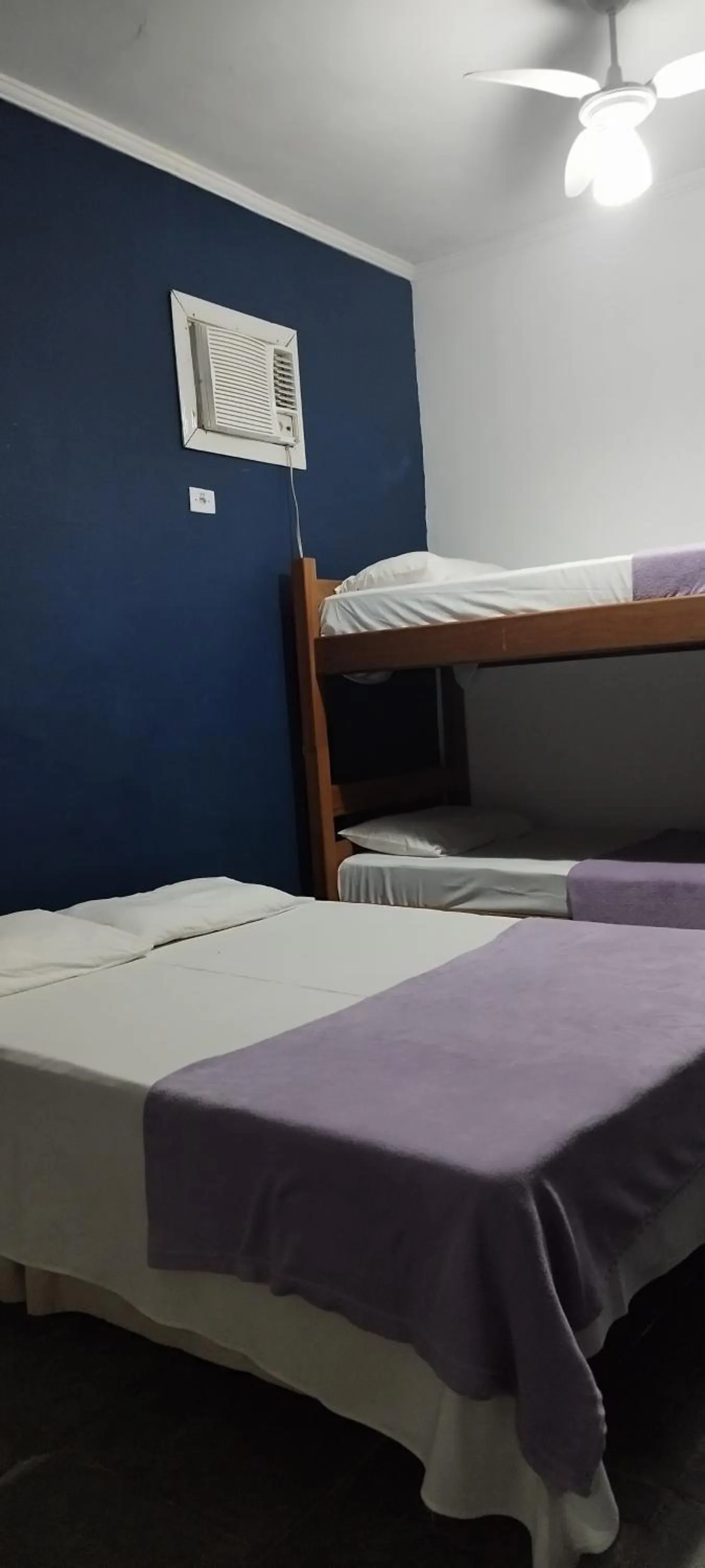 Bed in Pousada Hotel Canto dos Mares