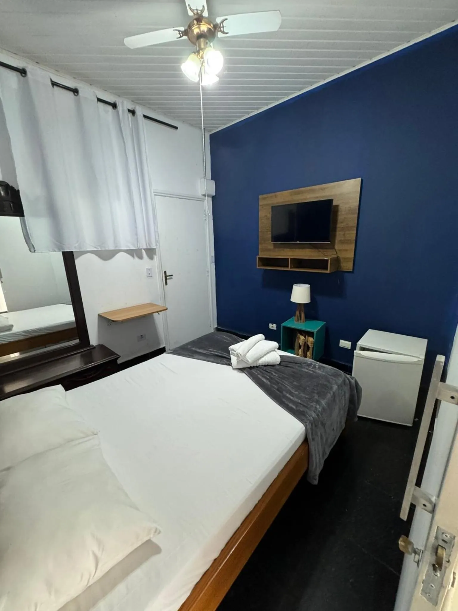 Bed in Pousada Hotel Canto dos Mares