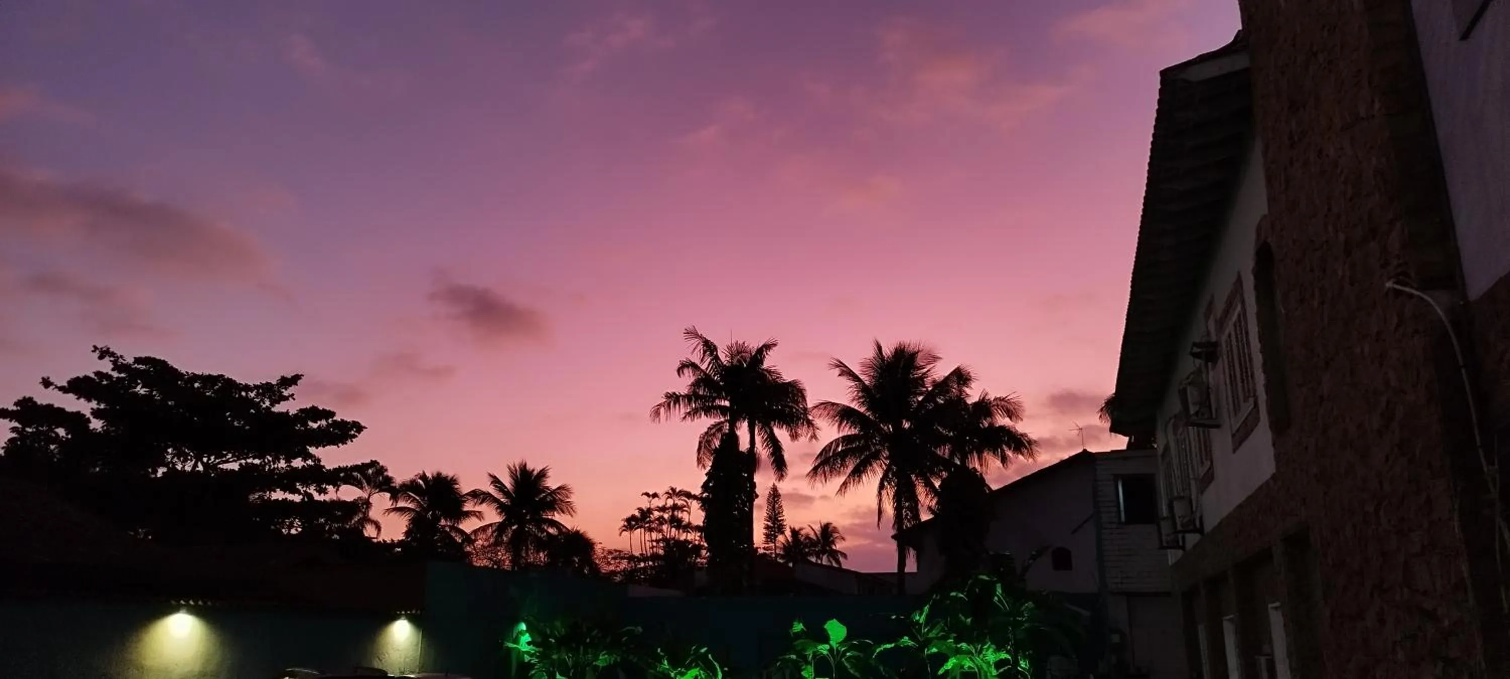 Sunset in Pousada Hotel Canto dos Mares