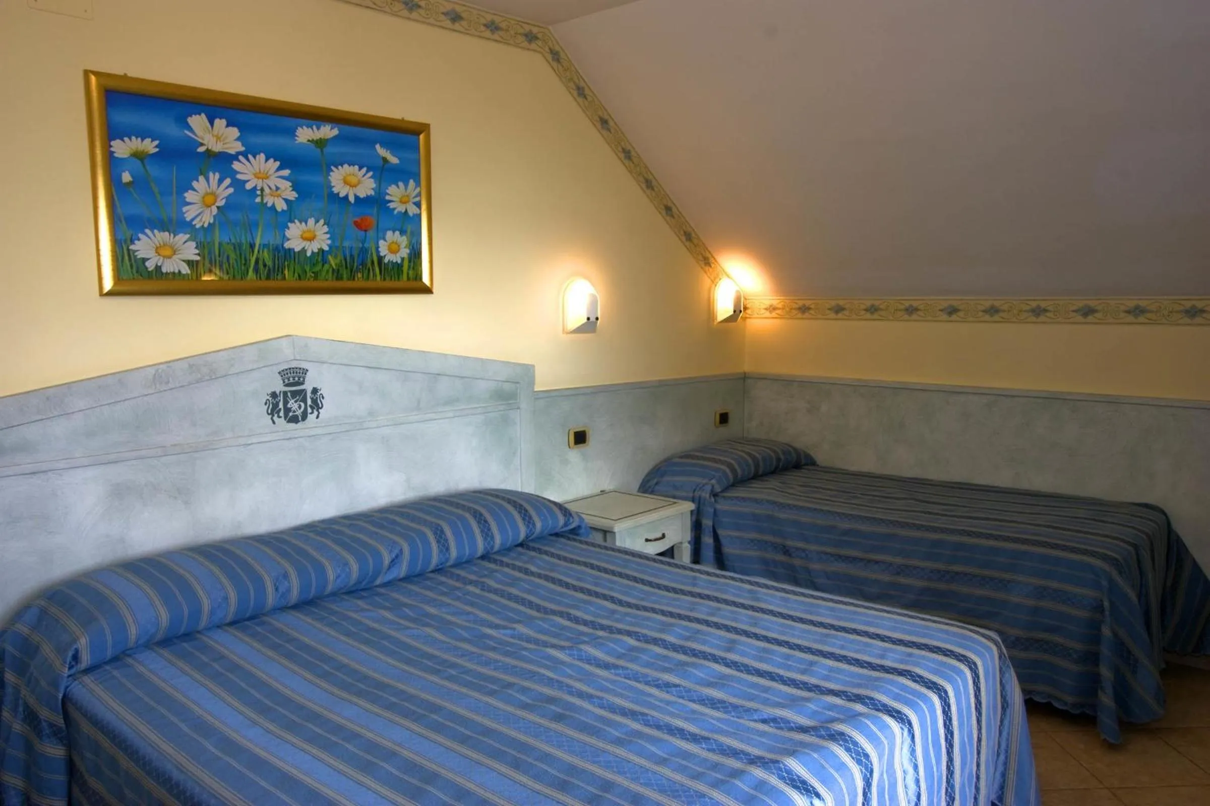 Bed in Hotel Solarium