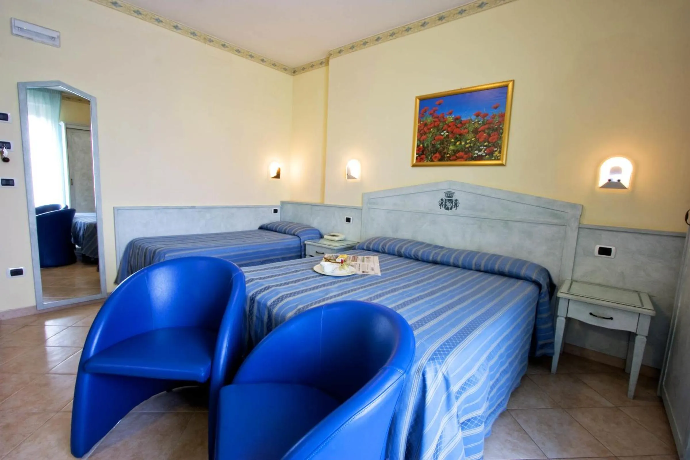 Bed in Hotel Solarium