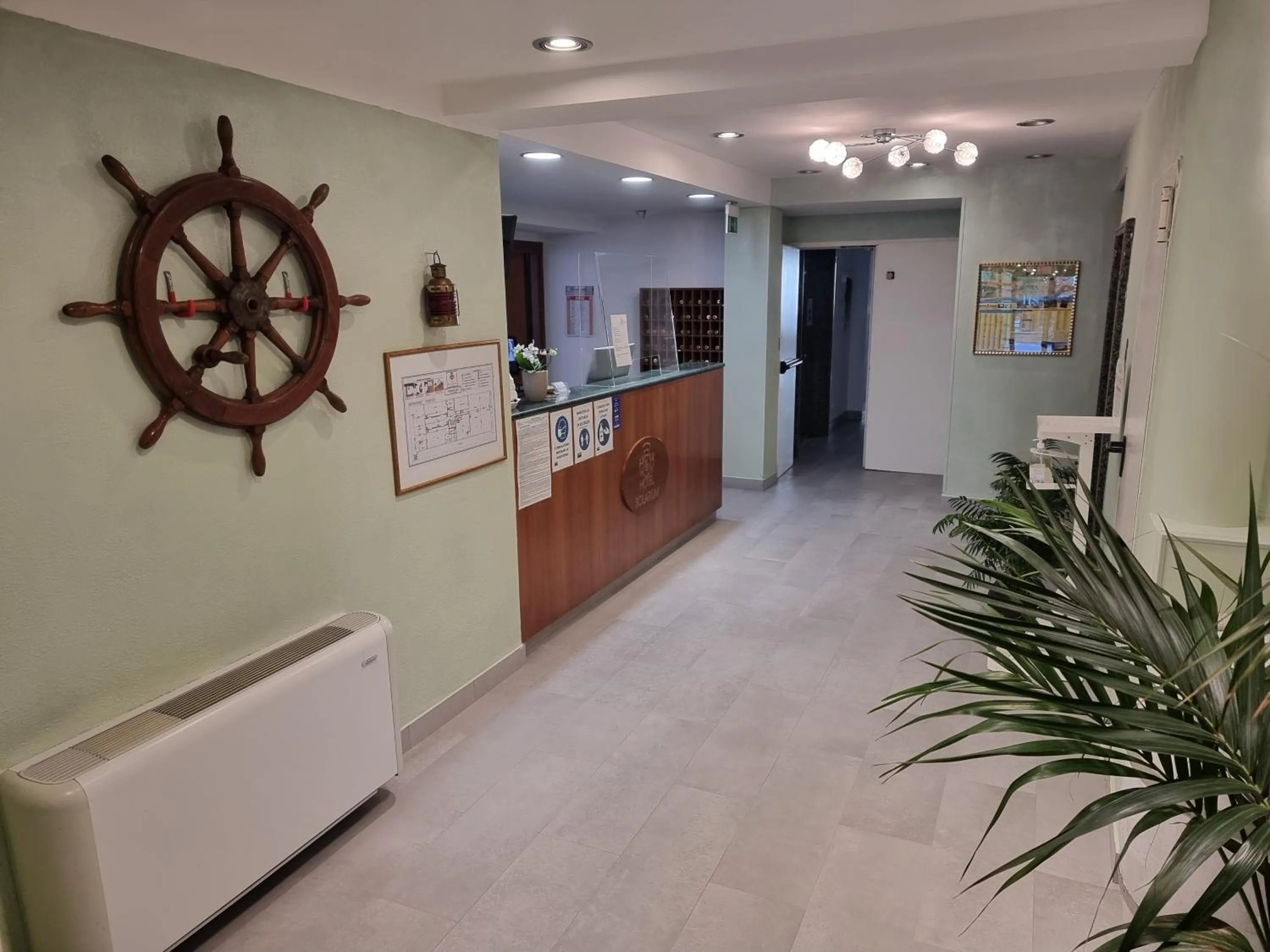 Lobby or reception in Hotel Solarium