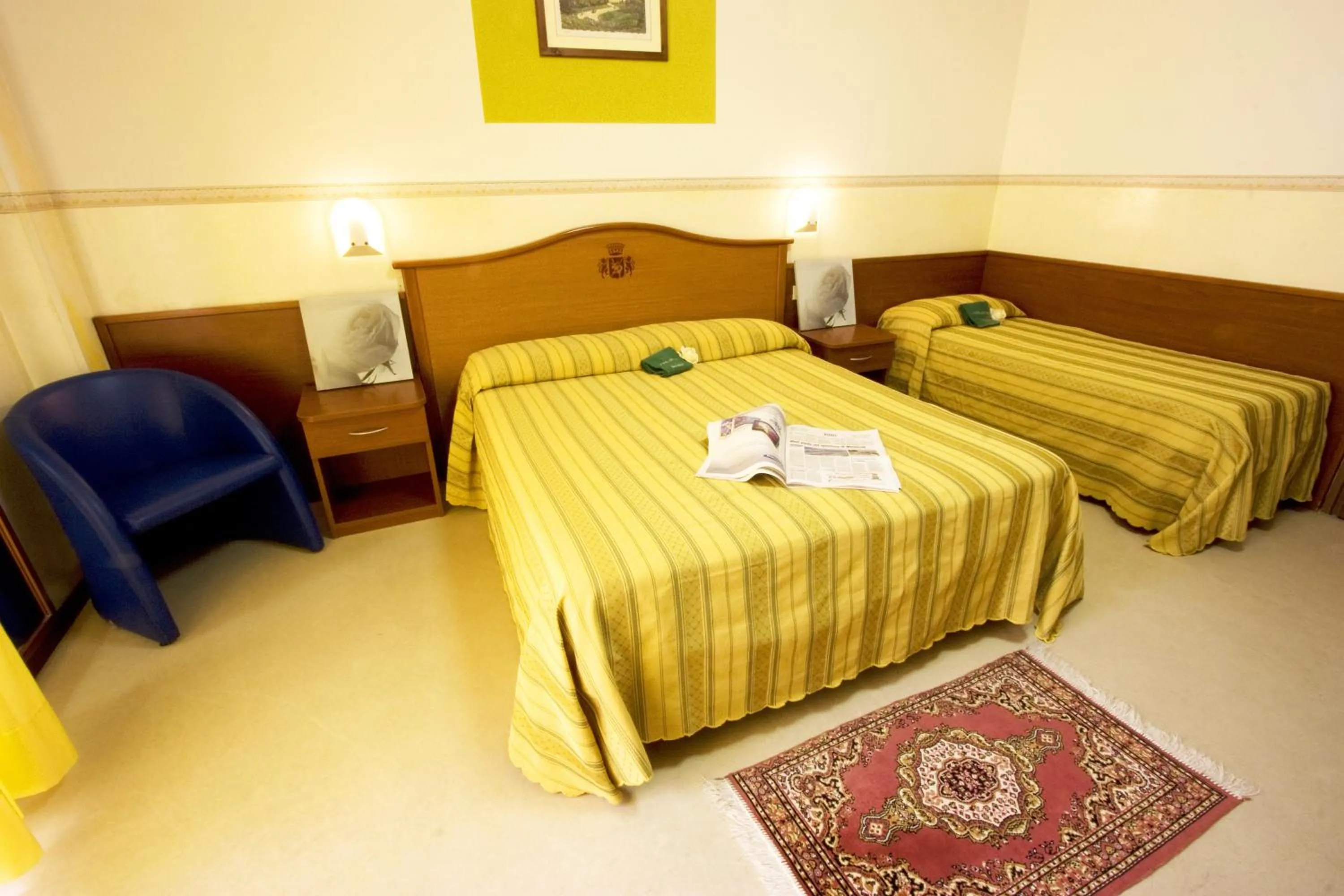 Bed in Hotel Solarium