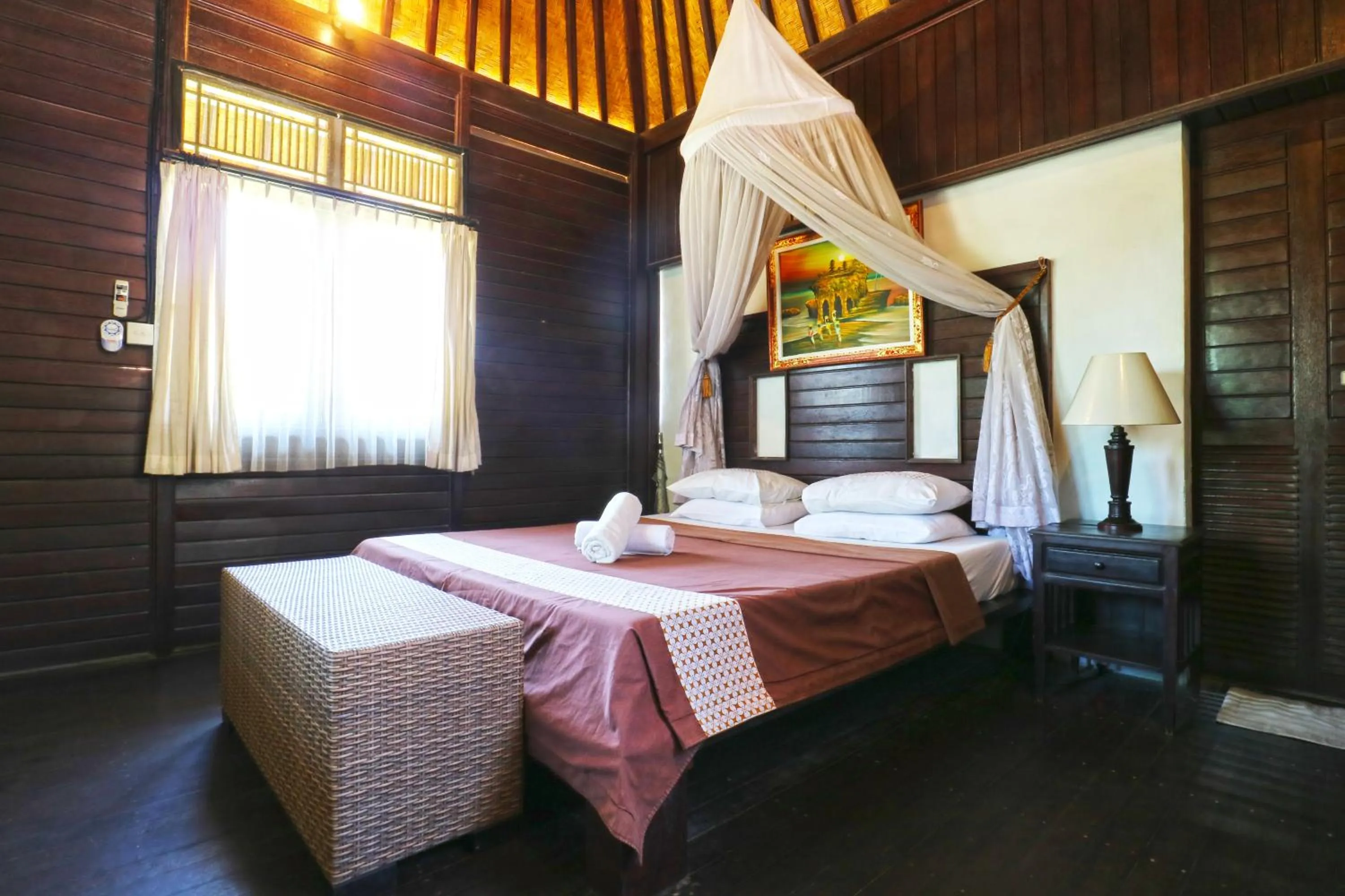 Bedroom, Bed in Mega Cottages