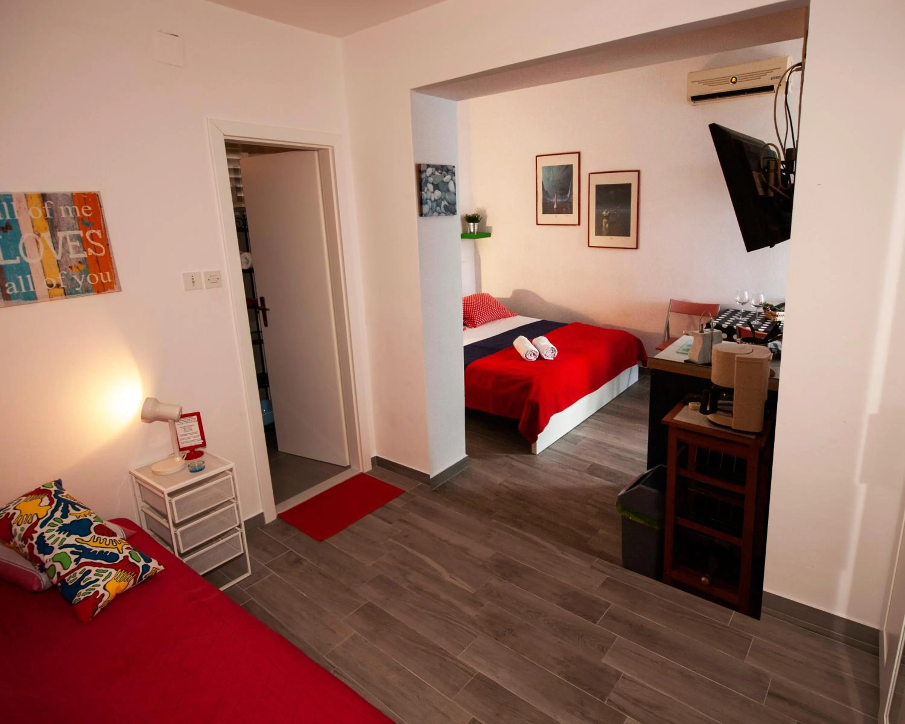 Bed in Apartments Barka