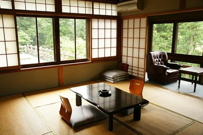 Bedroom in Shukubo Kansho-in Temple Sanrakuso