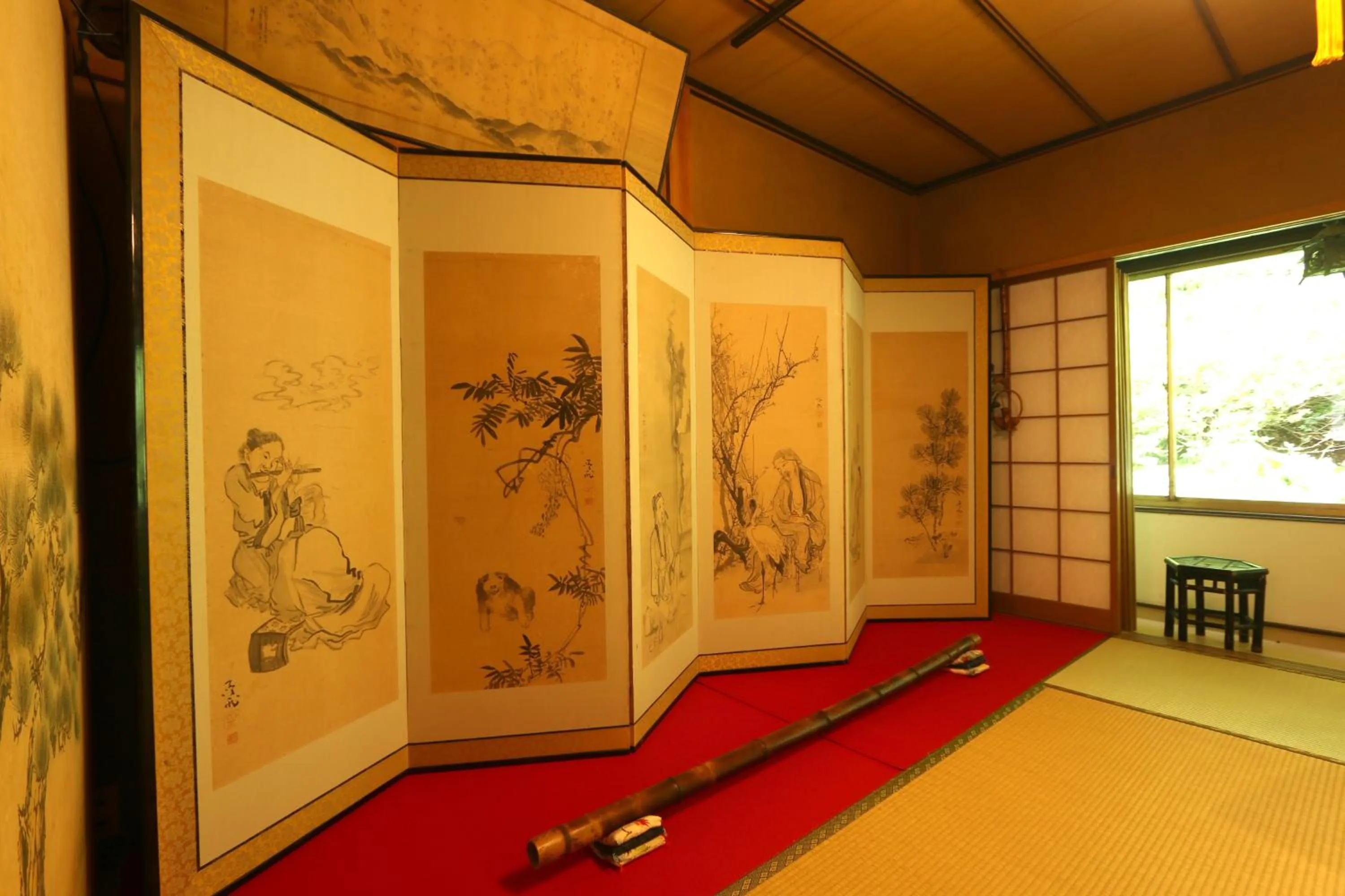 Area and facilities in Shukubo Kansho-in Temple Sanrakuso