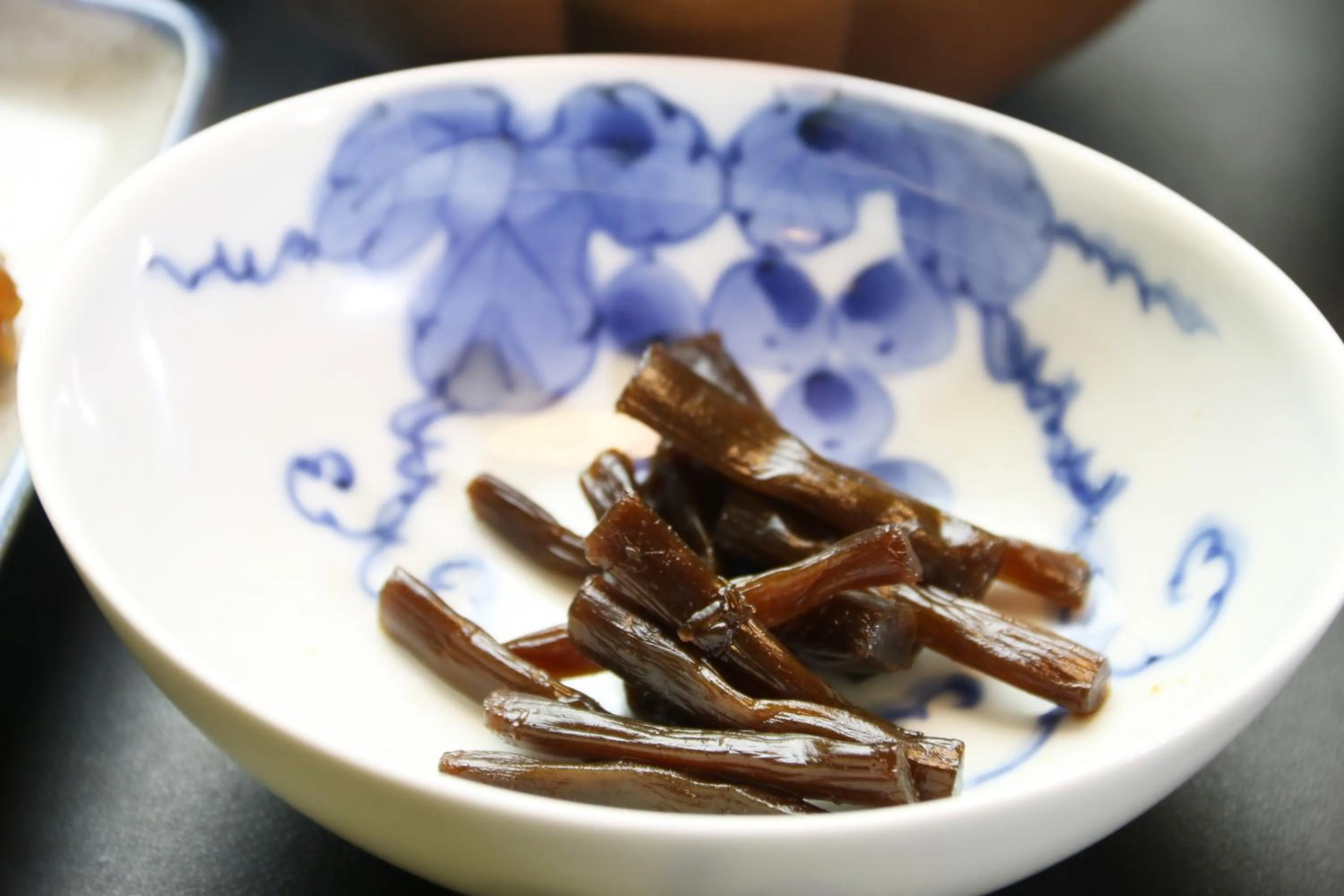 Food close-up in Shukubo Kansho-in Temple Sanrakuso