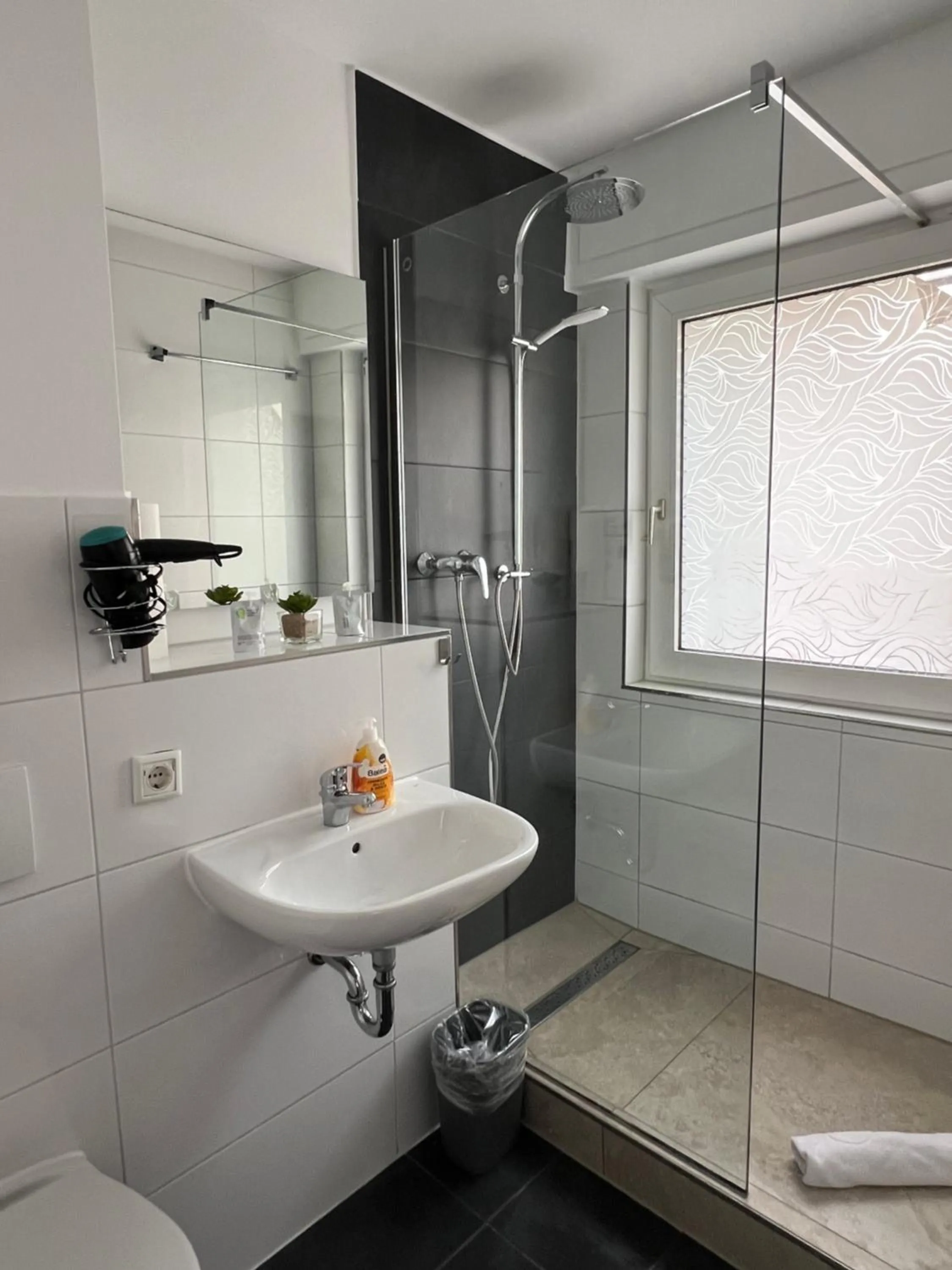 Shower in Pension Zwei A