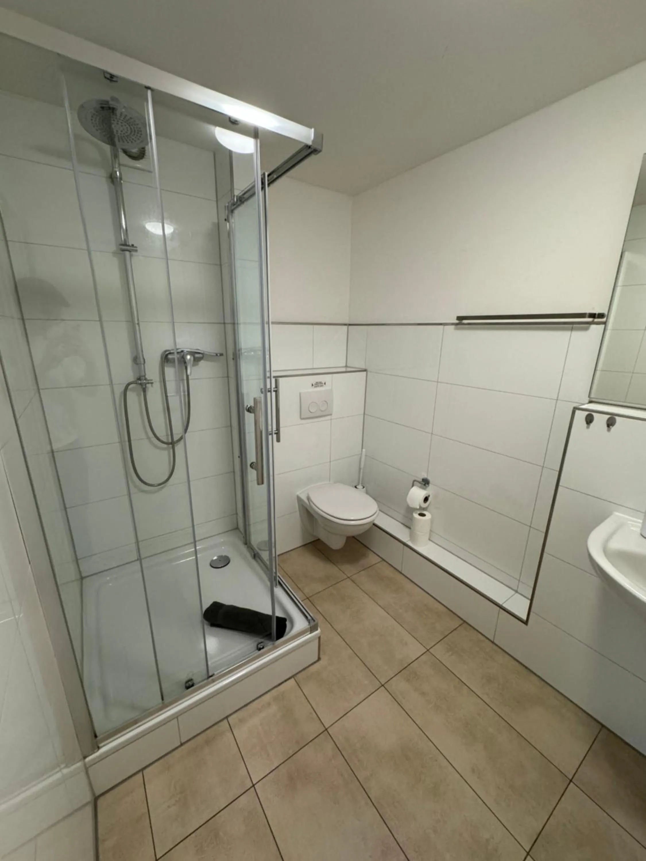 Shower in Pension Zwei A
