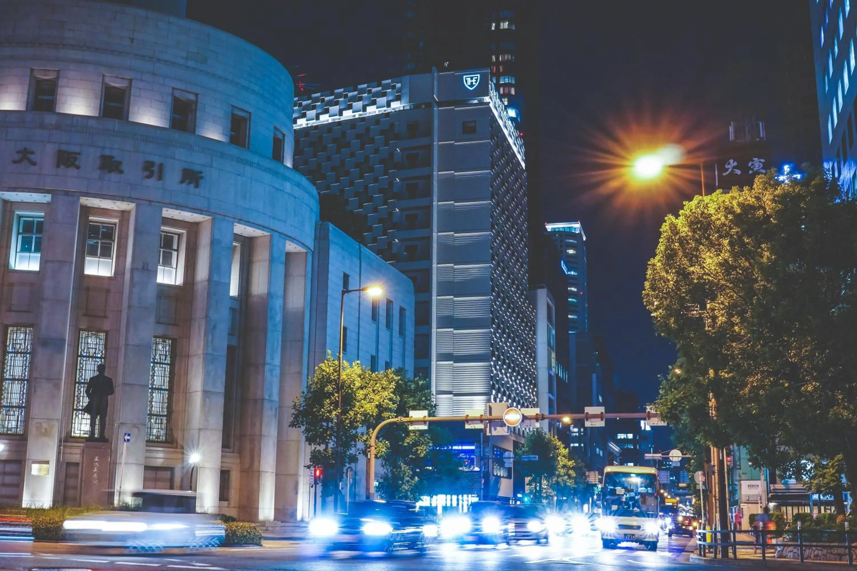 Night in The Royal Park Canvas - Osaka Kitahama