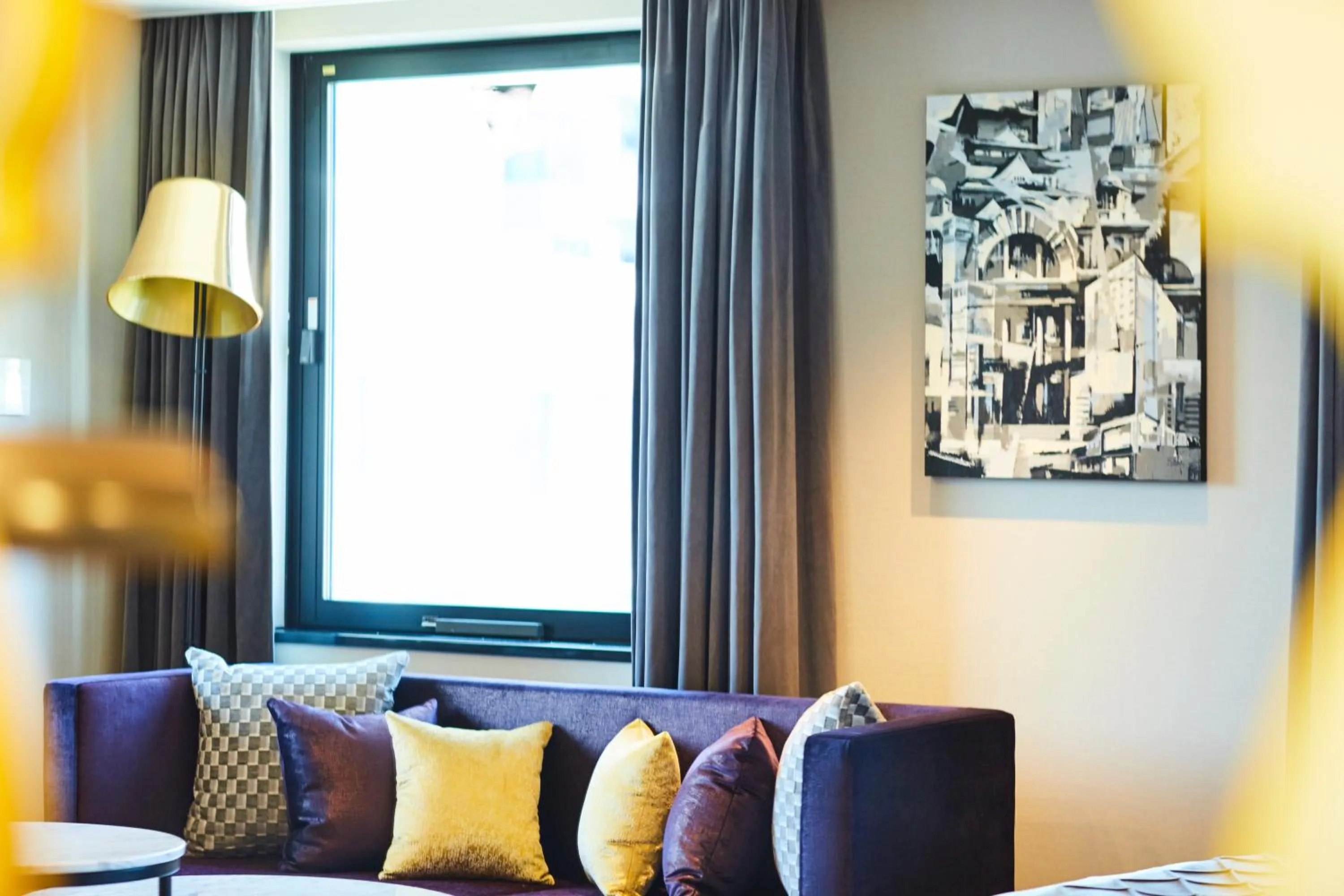 Living room in The Royal Park Canvas - Osaka Kitahama