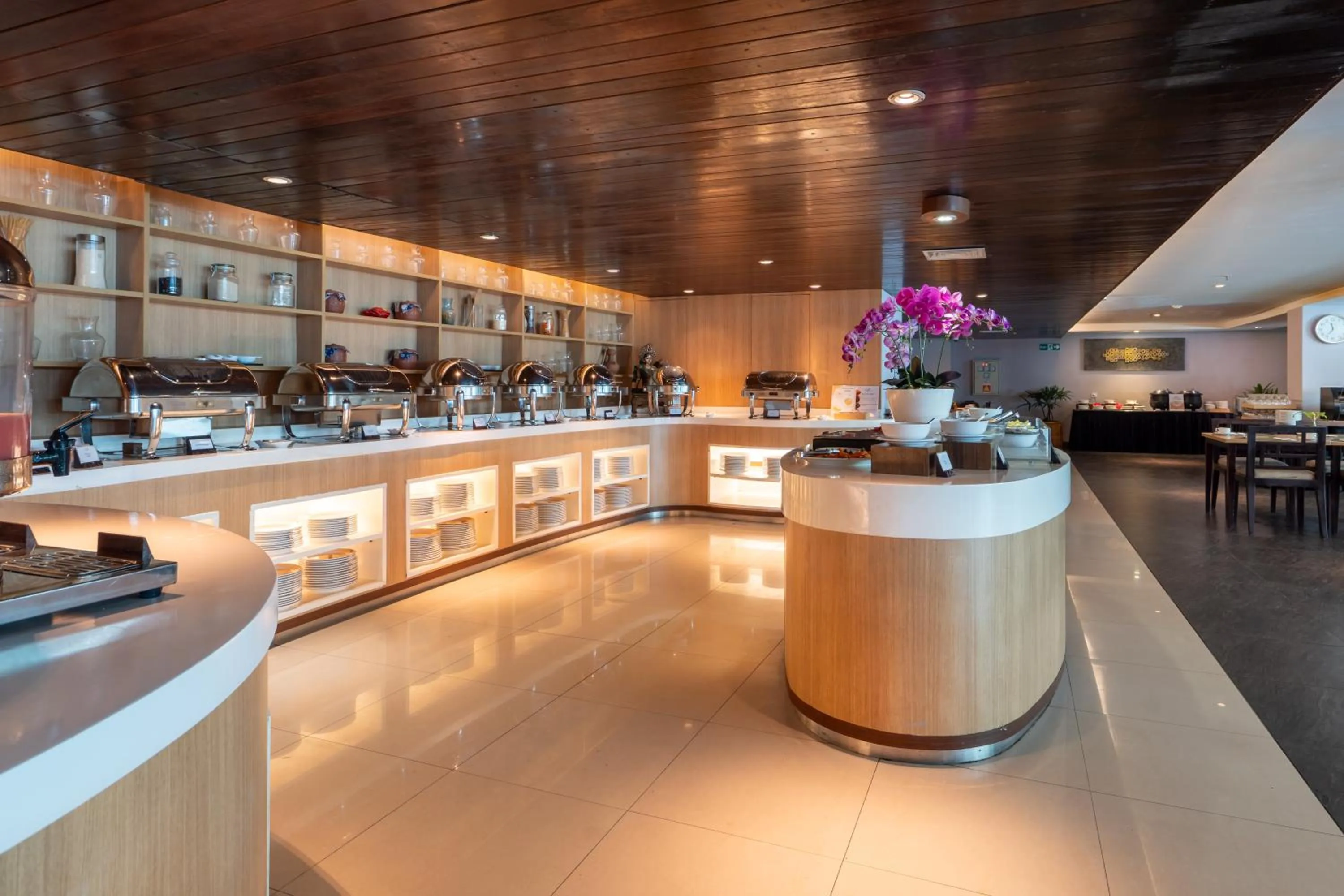 Buffet breakfast in Bintang Kuta Hotel