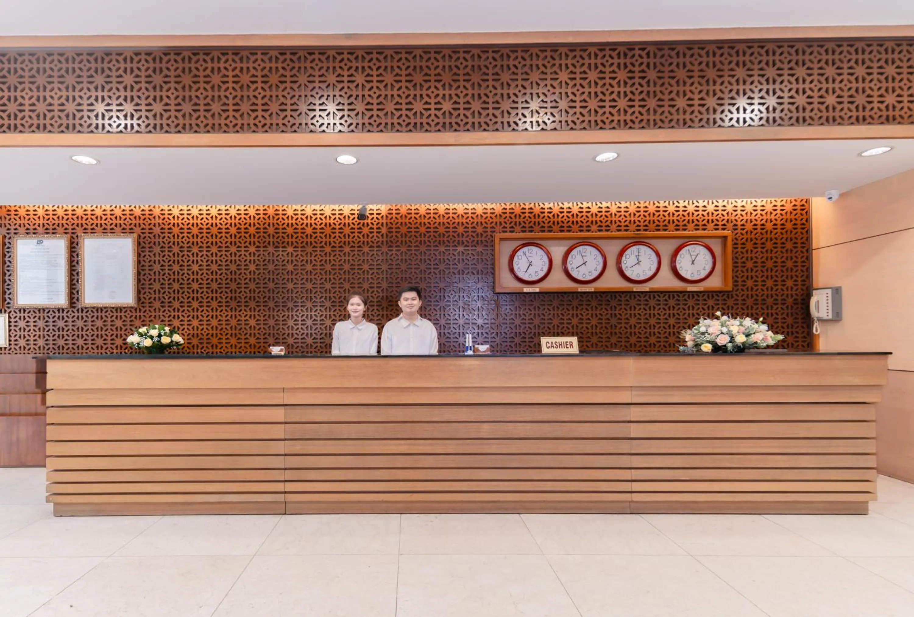 Staff in Nhi Phi Hotel