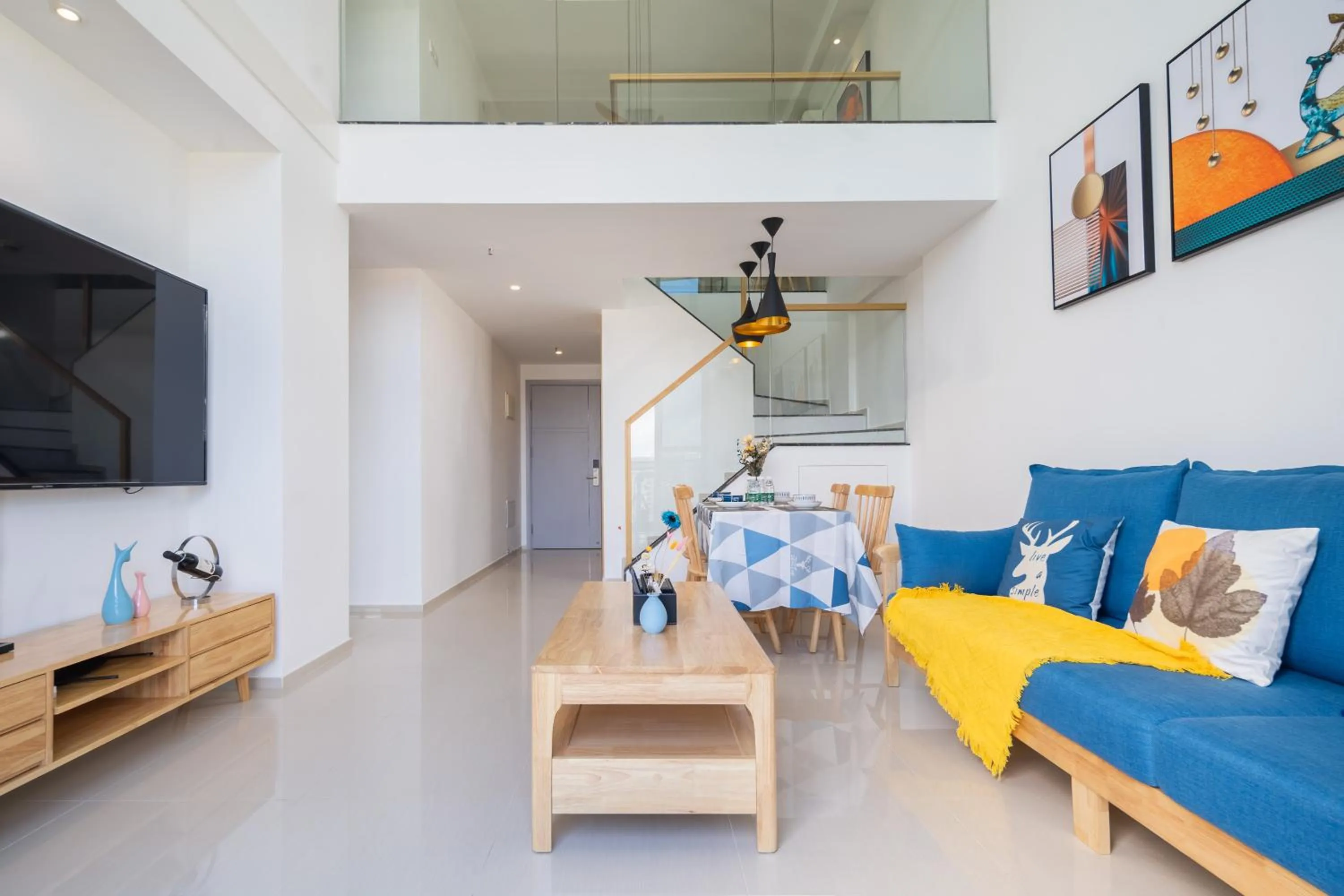 Living room in Neal Yat Seaview Apartment Haitang Bay Sanya