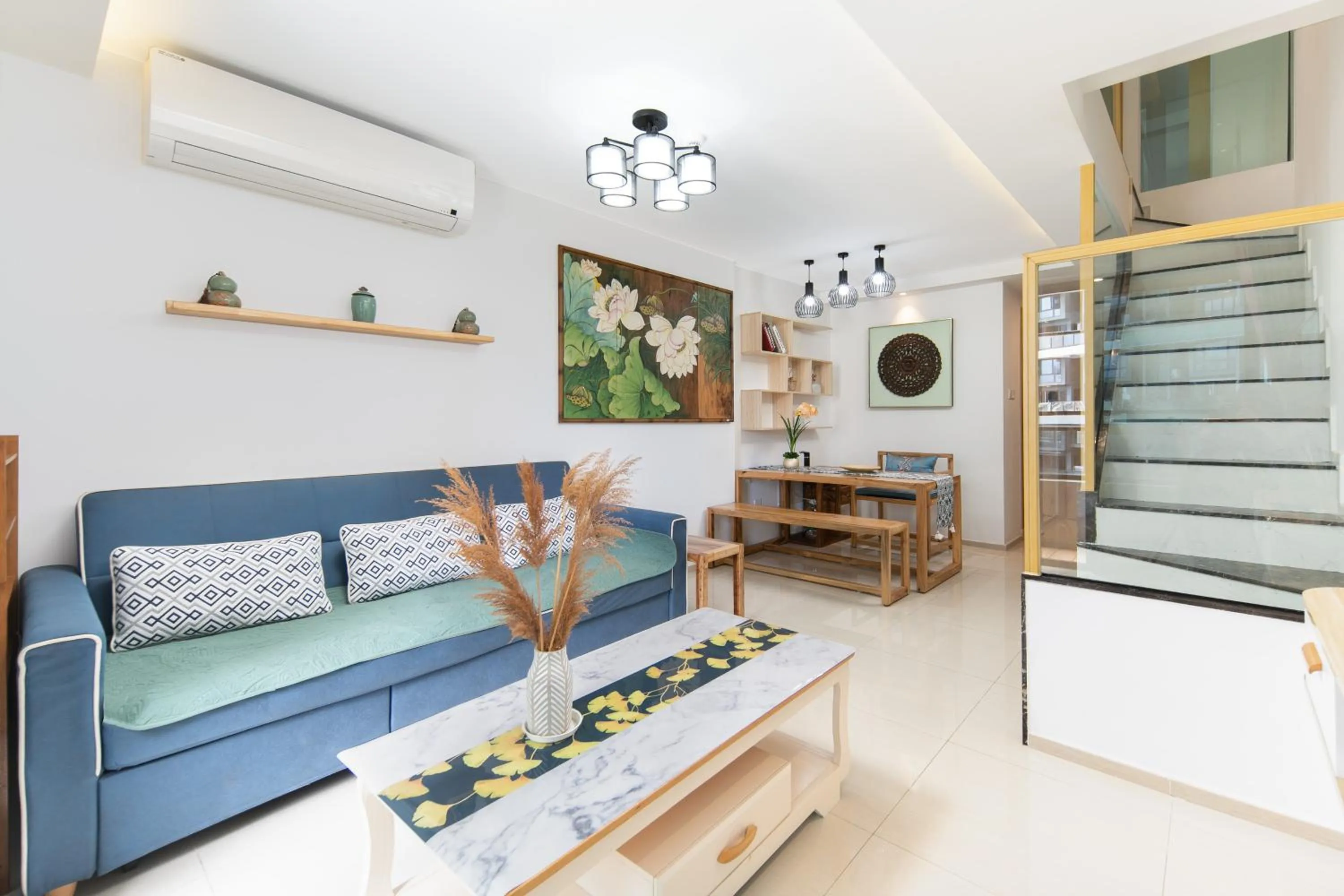 Living room in Neal Yat Seaview Apartment Haitang Bay Sanya