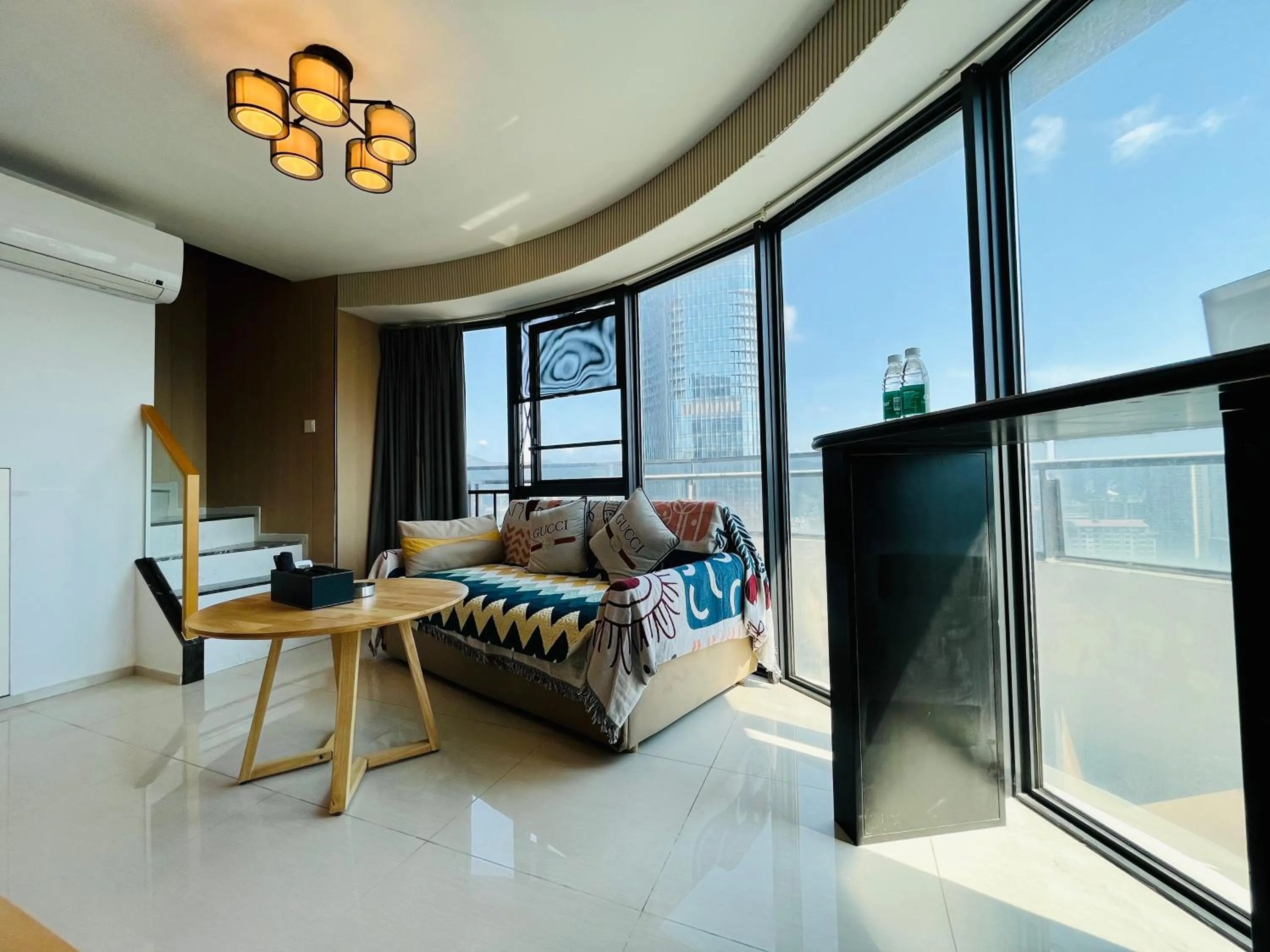Living room in Neal Yat Seaview Apartment Haitang Bay Sanya