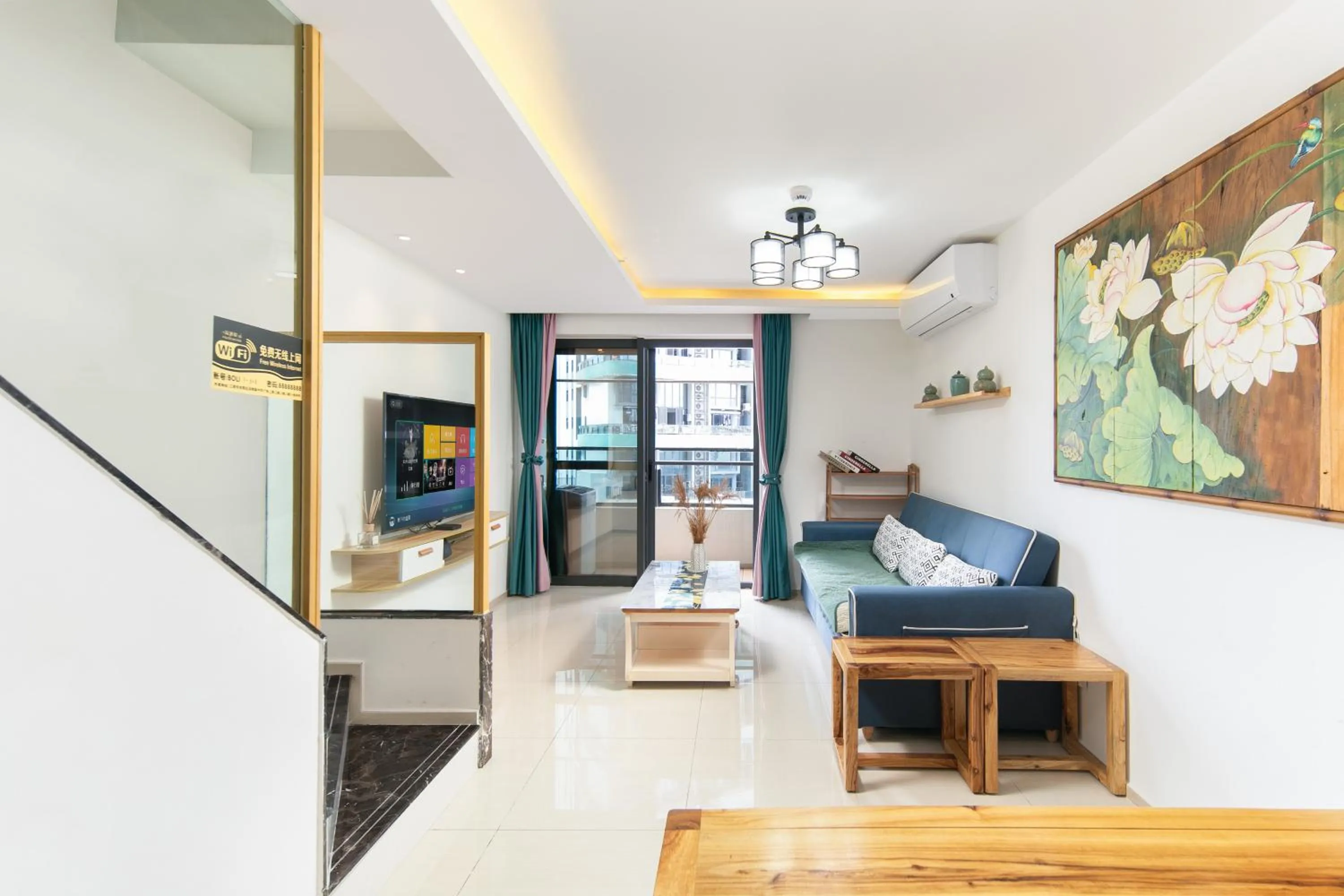 Living room in Neal Yat Seaview Apartment Haitang Bay Sanya