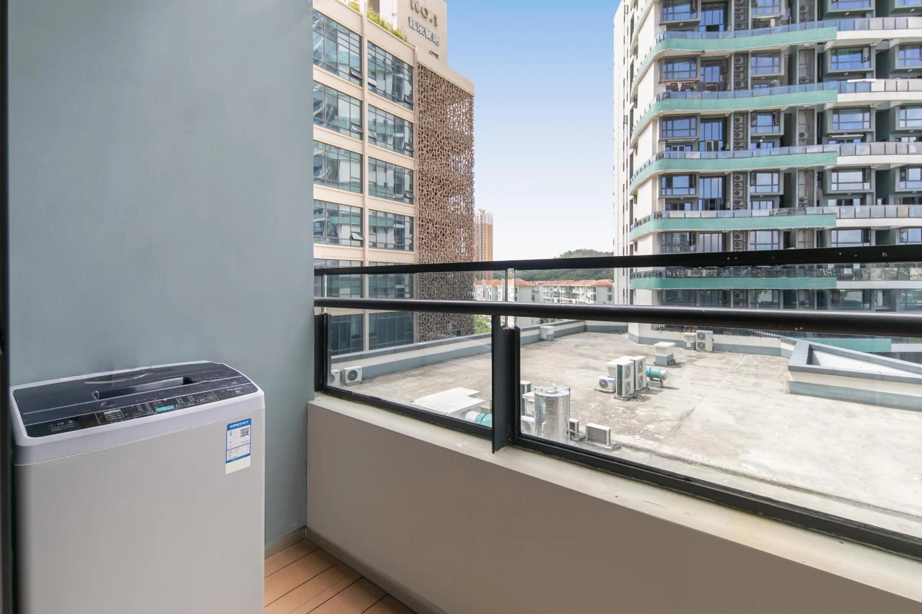 Balcony/Terrace in Neal Yat Seaview Apartment Haitang Bay Sanya