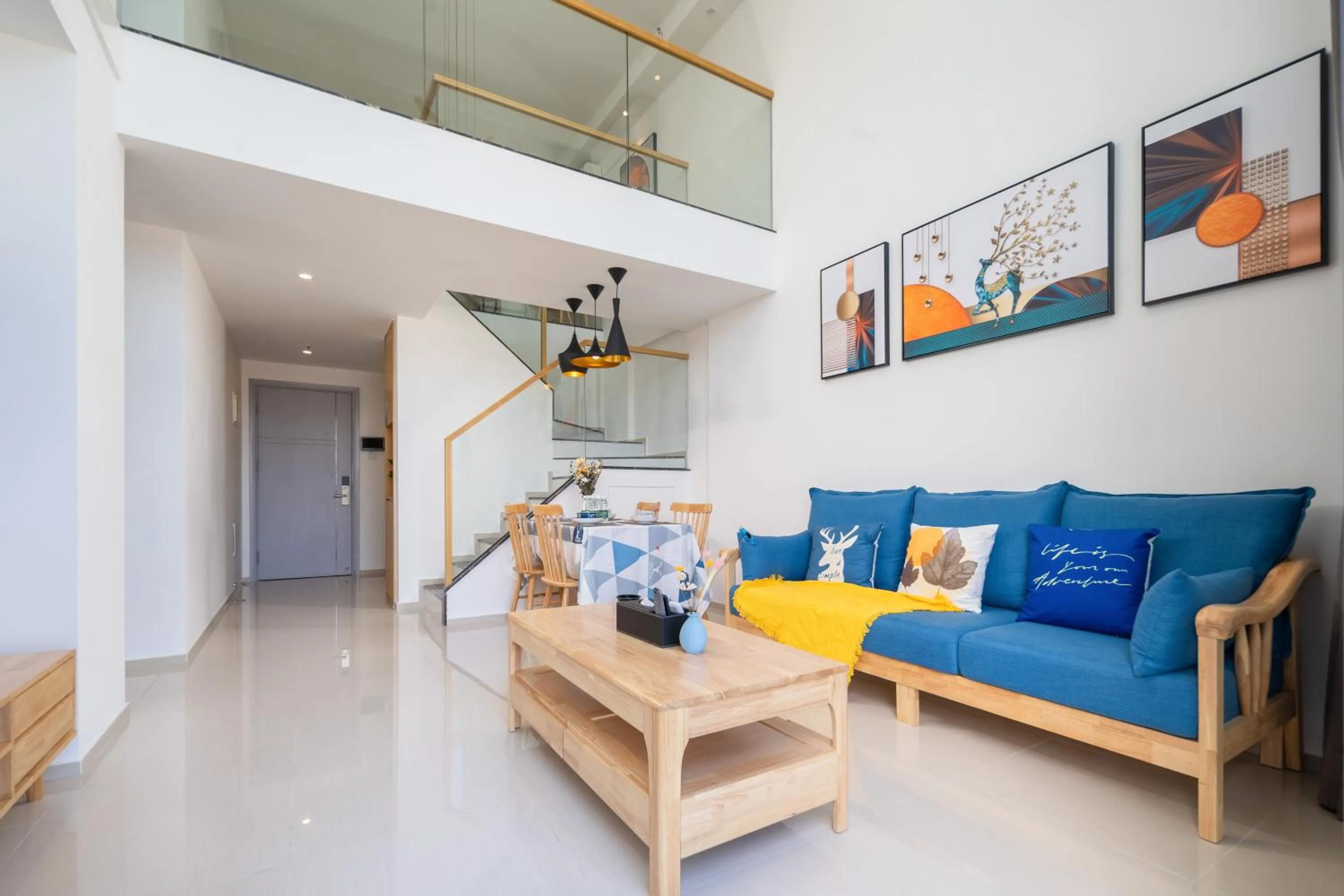 Living room in Neal Yat Seaview Apartment Haitang Bay Sanya