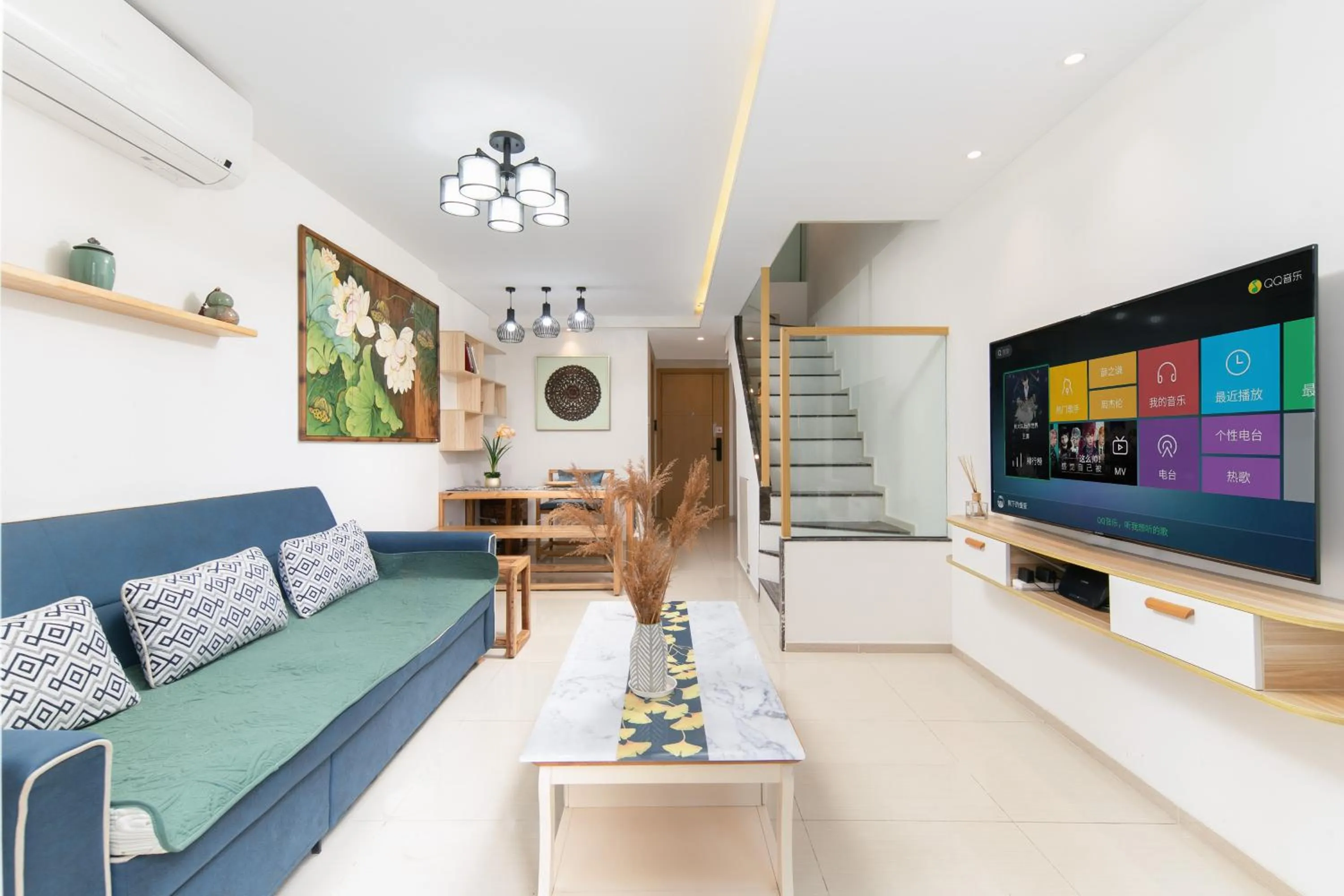 Living room in Neal Yat Seaview Apartment Haitang Bay Sanya