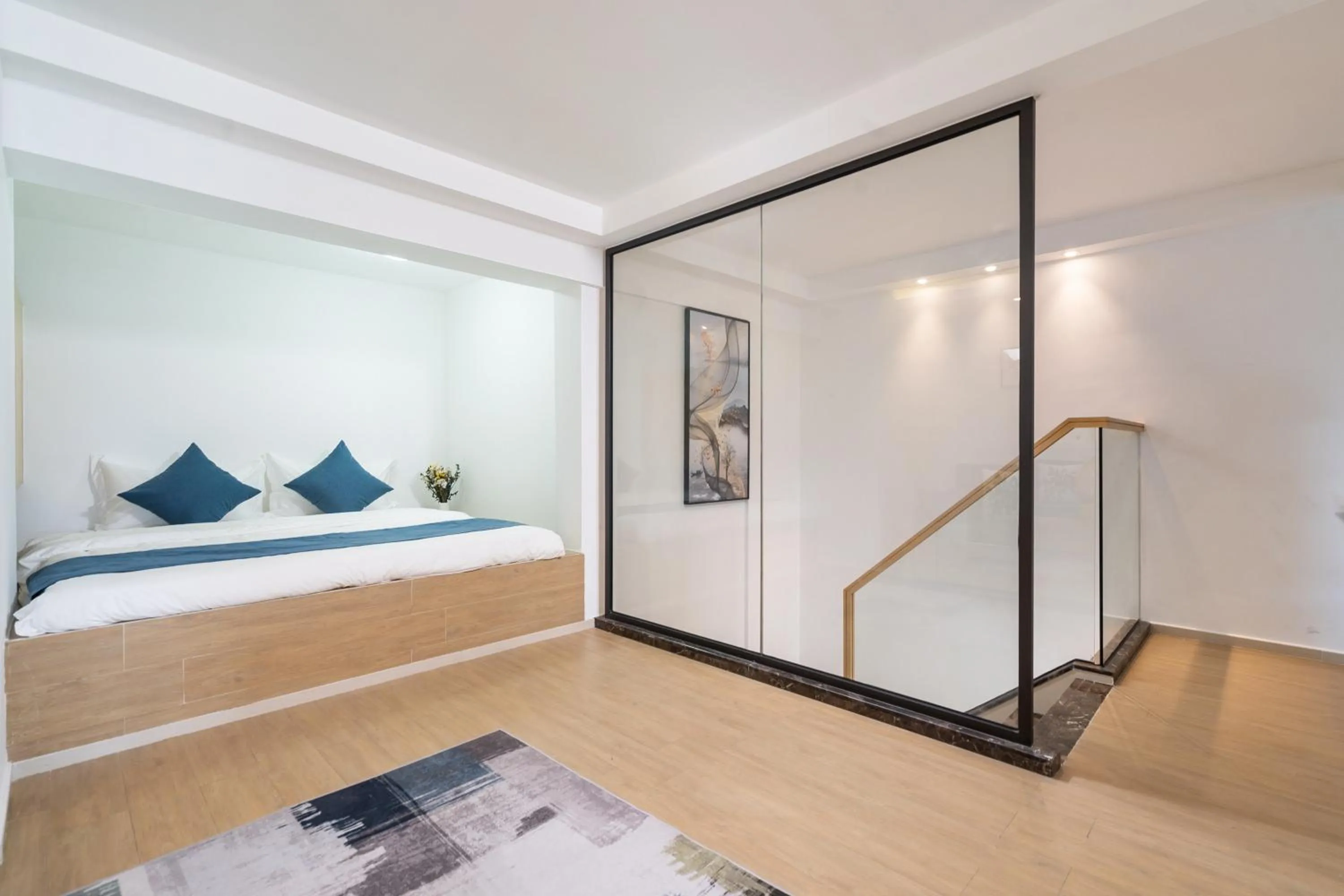 Bedroom, Bed in Neal Yat Seaview Apartment Haitang Bay Sanya