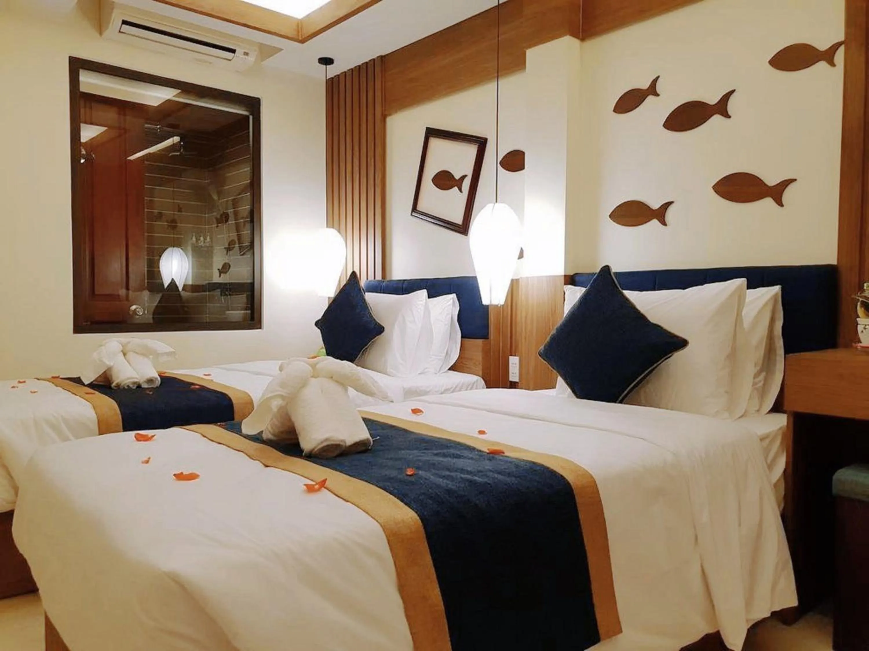 Bed in Southern Hotel Hoi An