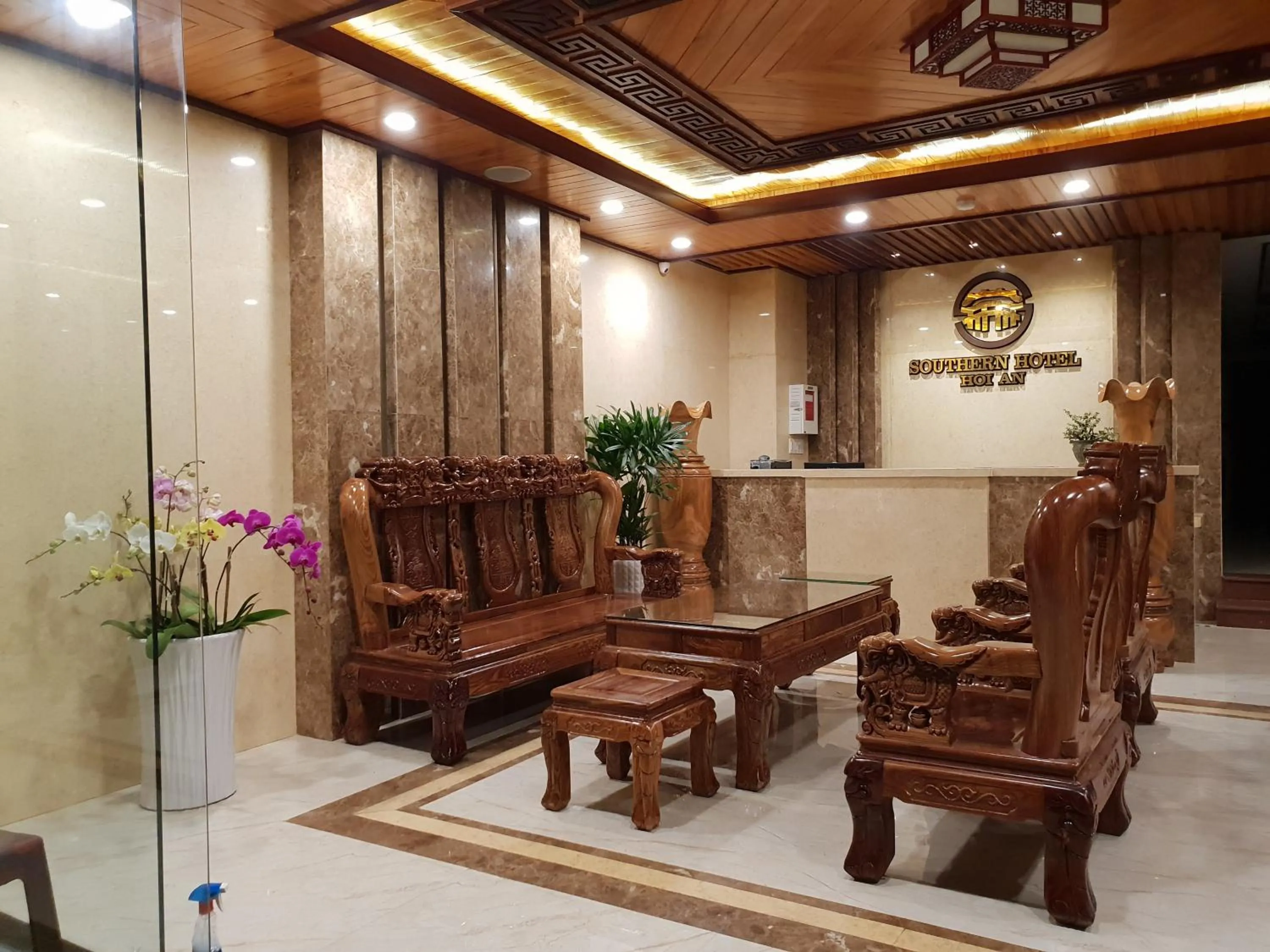 Lobby or reception in Southern Hotel Hoi An