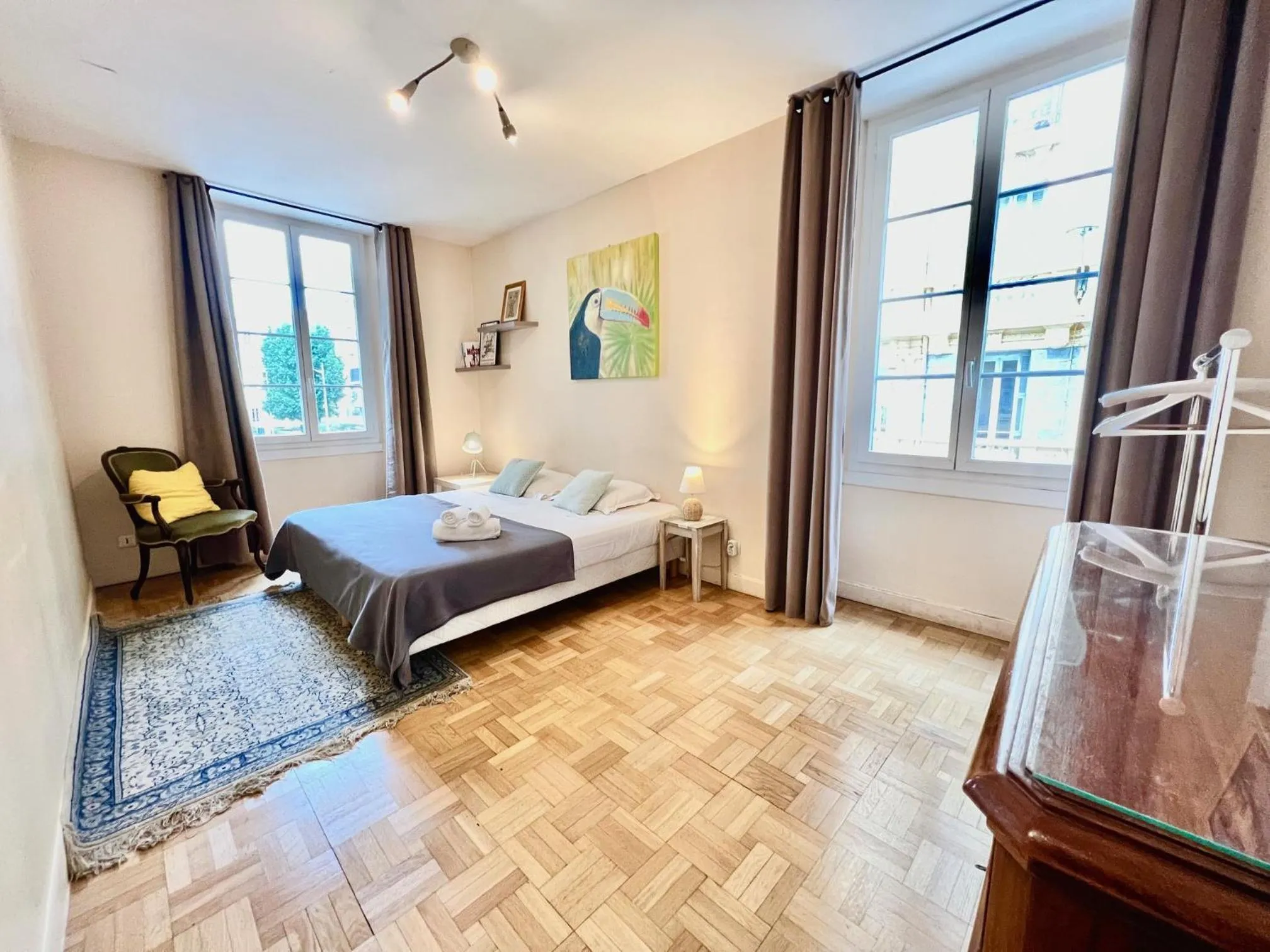 Bed in ApartHotel Riviera - Nice Côte d'Azur - Grimaldi AC - Promenade des Anglais