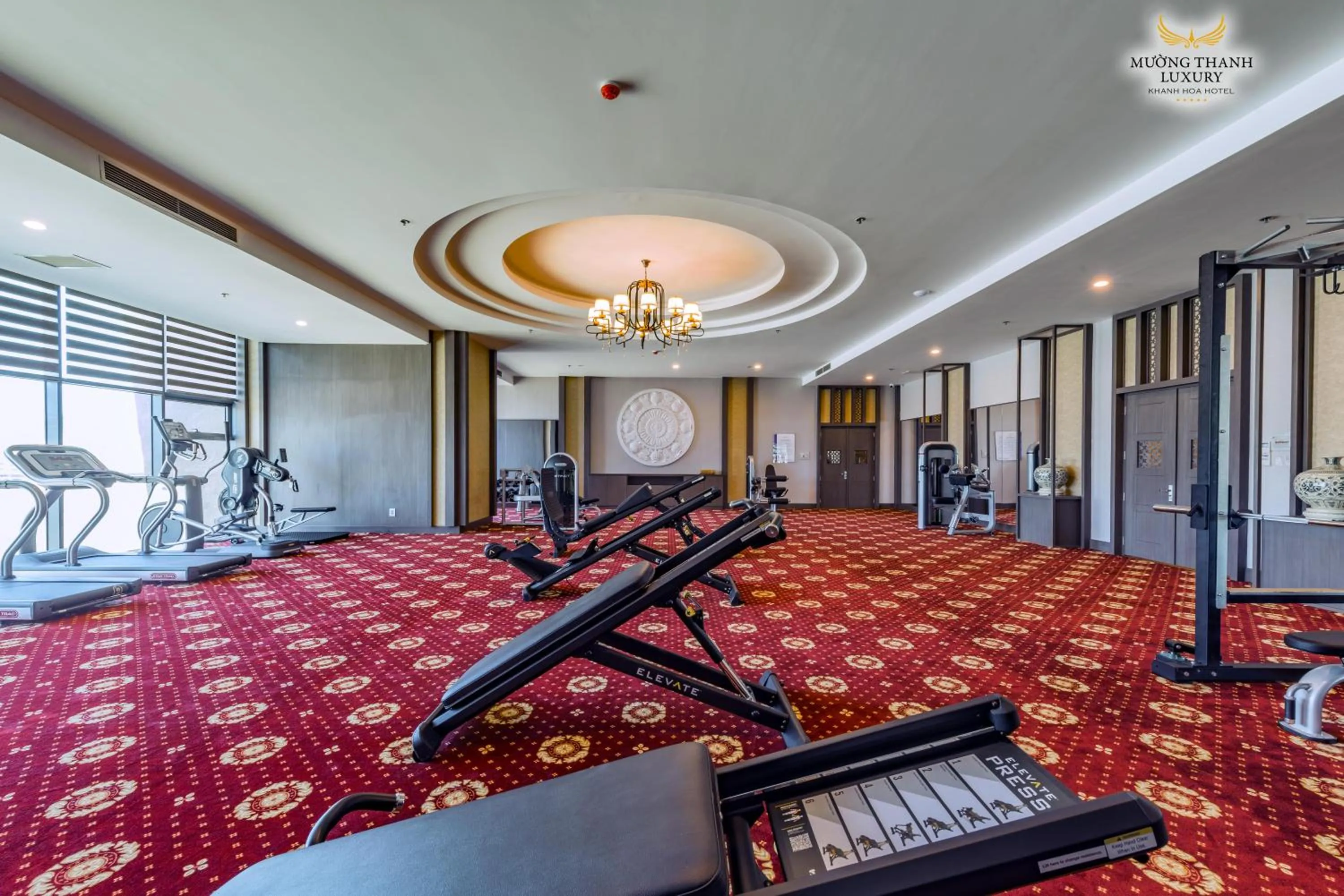 Fitness centre/facilities in Muong Thanh Luxury Khanh Hoa
