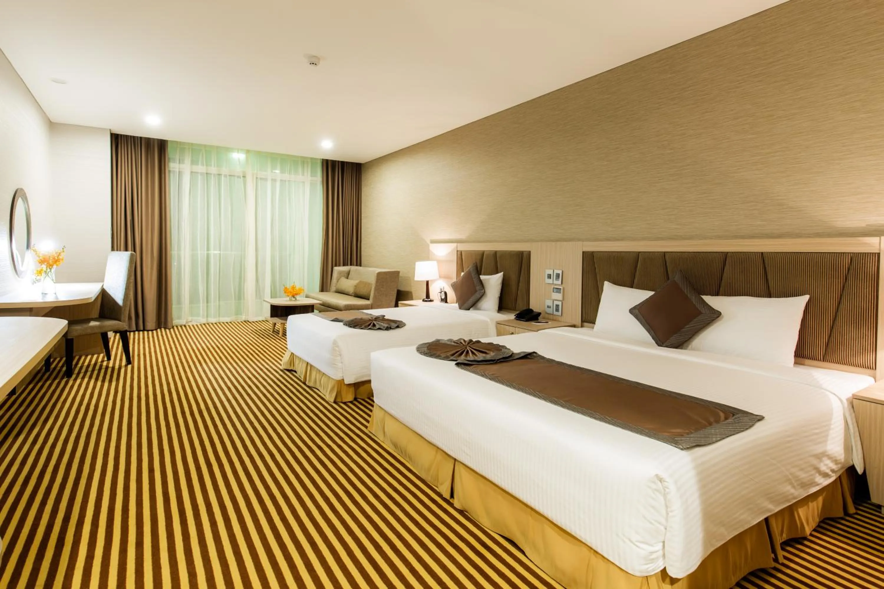 Bed in Muong Thanh Luxury Khanh Hoa