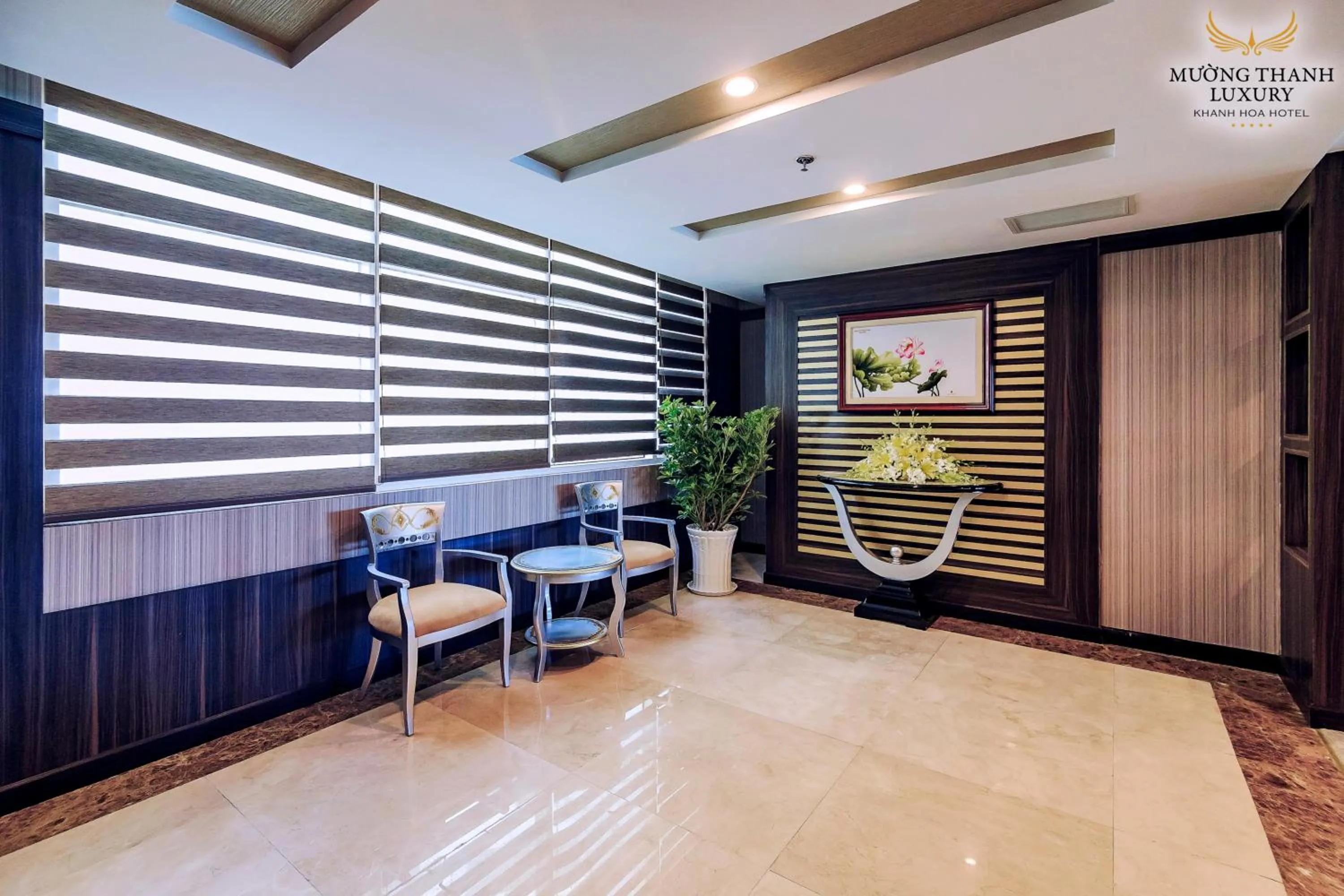 Living room in Muong Thanh Luxury Khanh Hoa