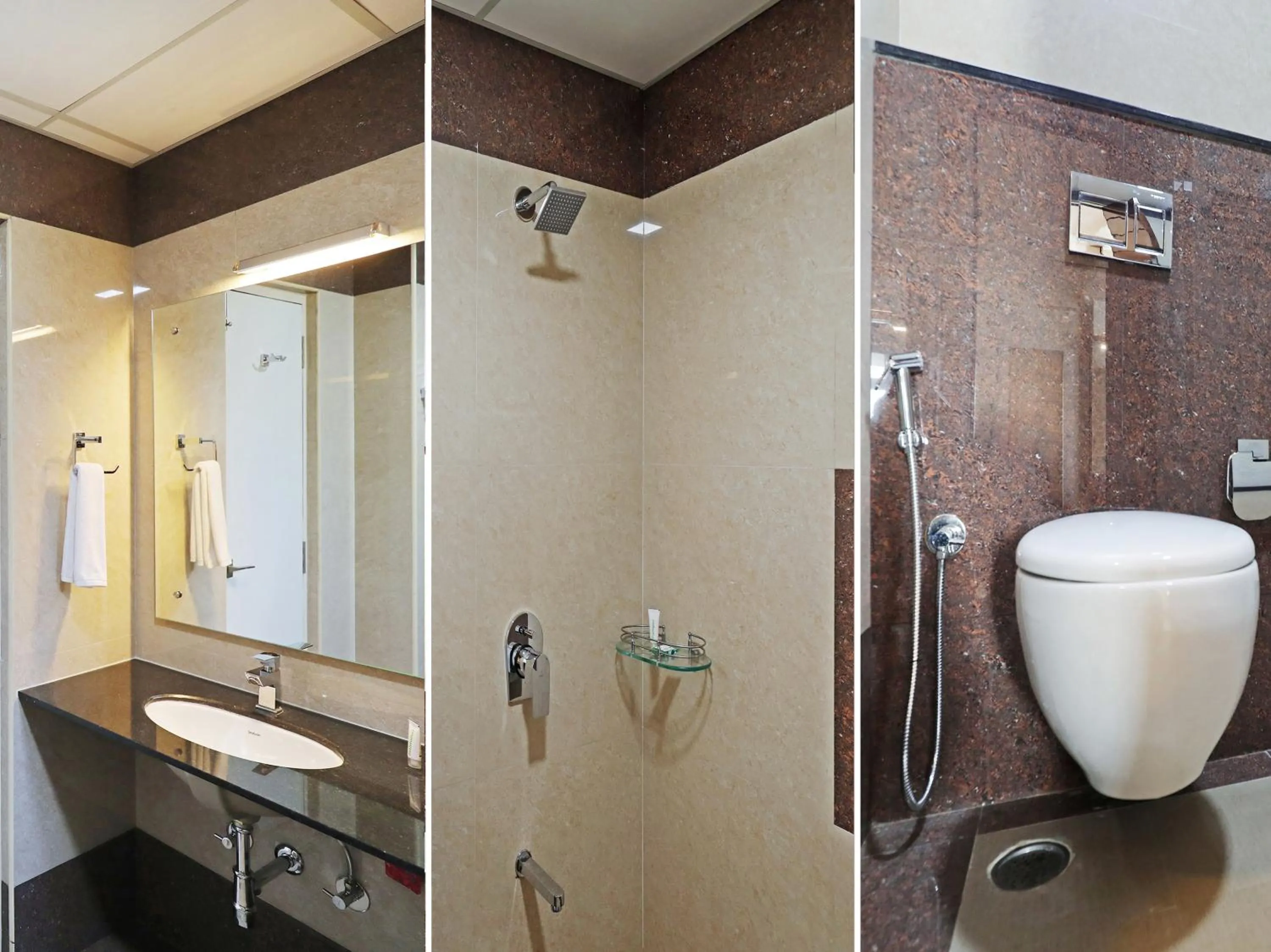 Shower in Treebo Akshaya Bull Temple